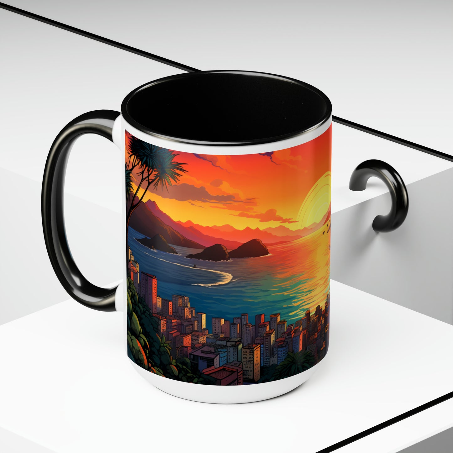 Sun Rise Rio, Coffee Mug, 15oz