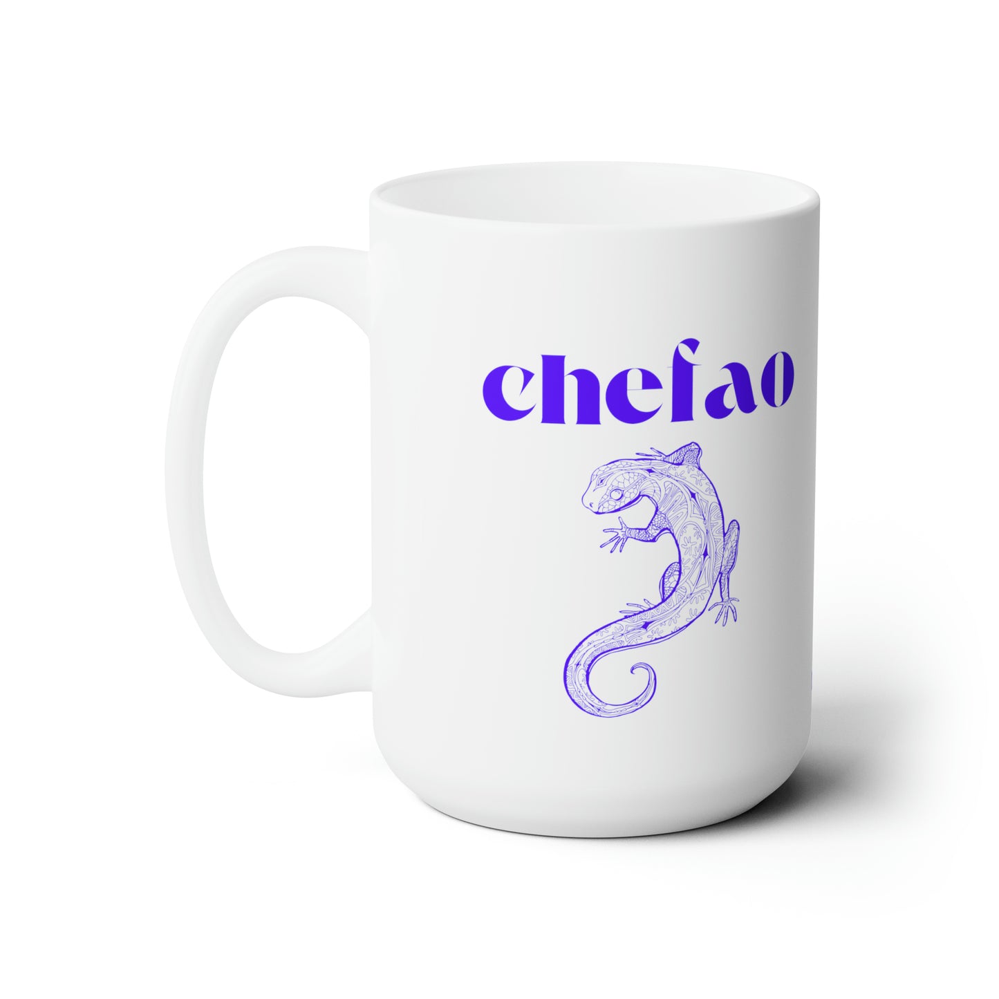 Chefao Lizard I, Ceramic Mug 15oz
