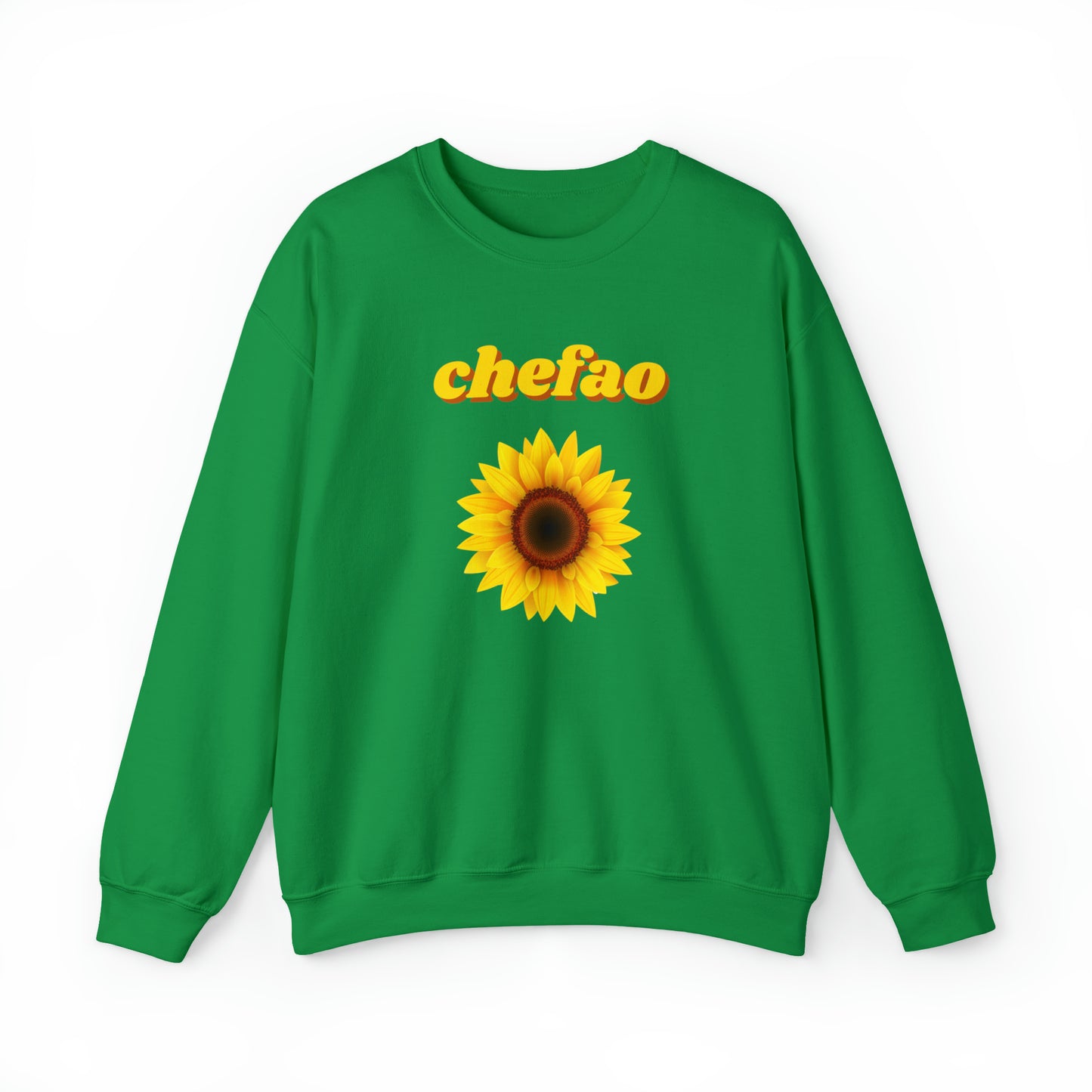 Chefao Sunflower I, Unisex Heavy Blend Crewneck Sweatshirt