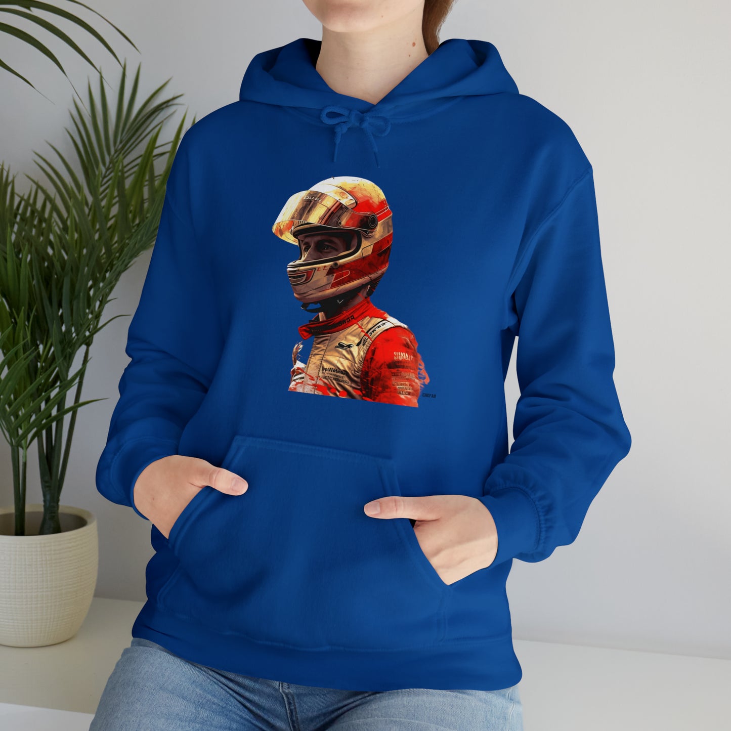 Racecar Driver, Unisex Heavy Blend Hooded Sweatshirt