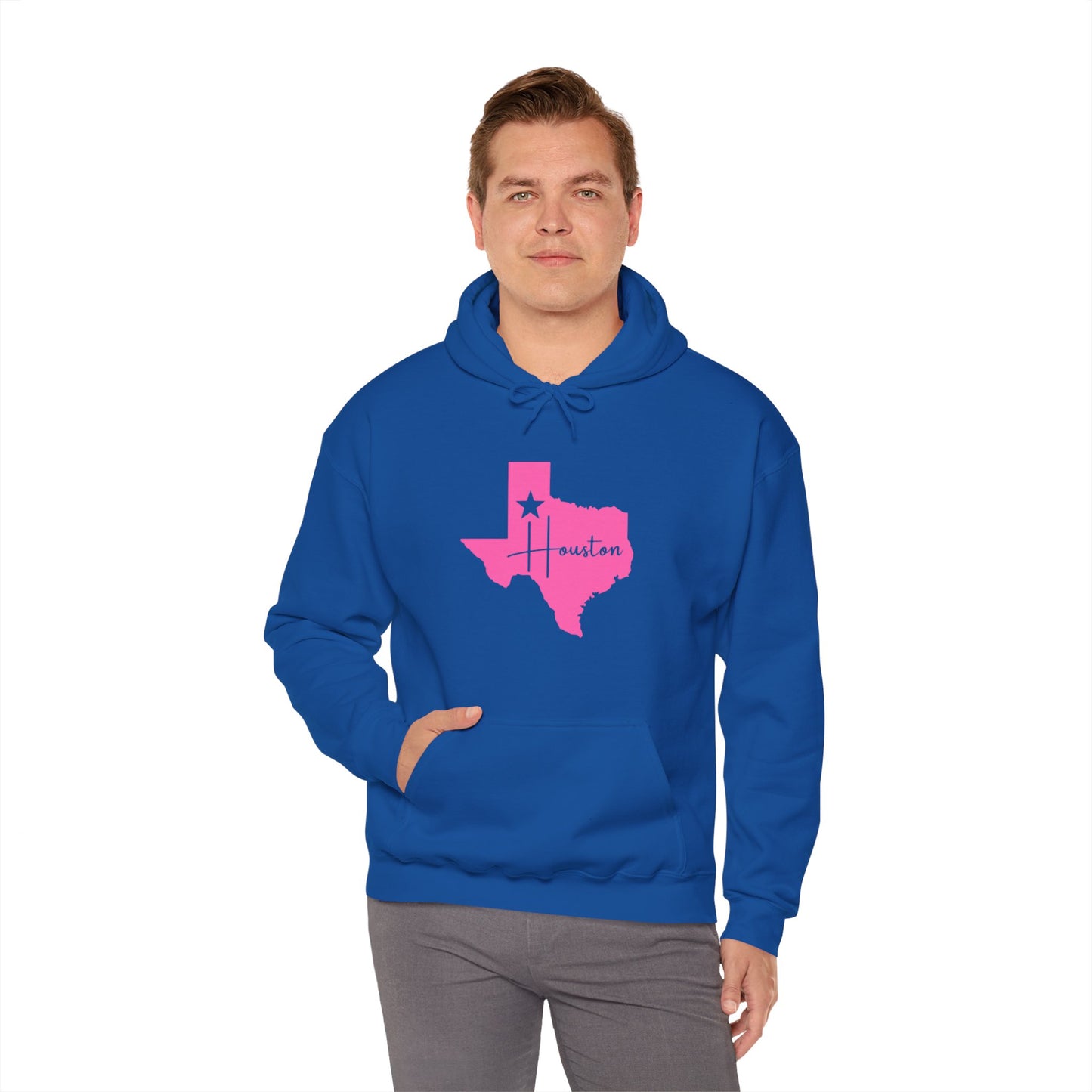 Chefao Houston, Texas I, Unisex Heavy Blend Hooded Sweatshirt