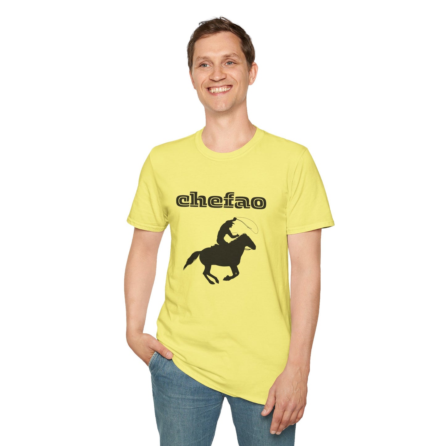 Chefao Cowboy III, Unisex Softstyle T-Shirt