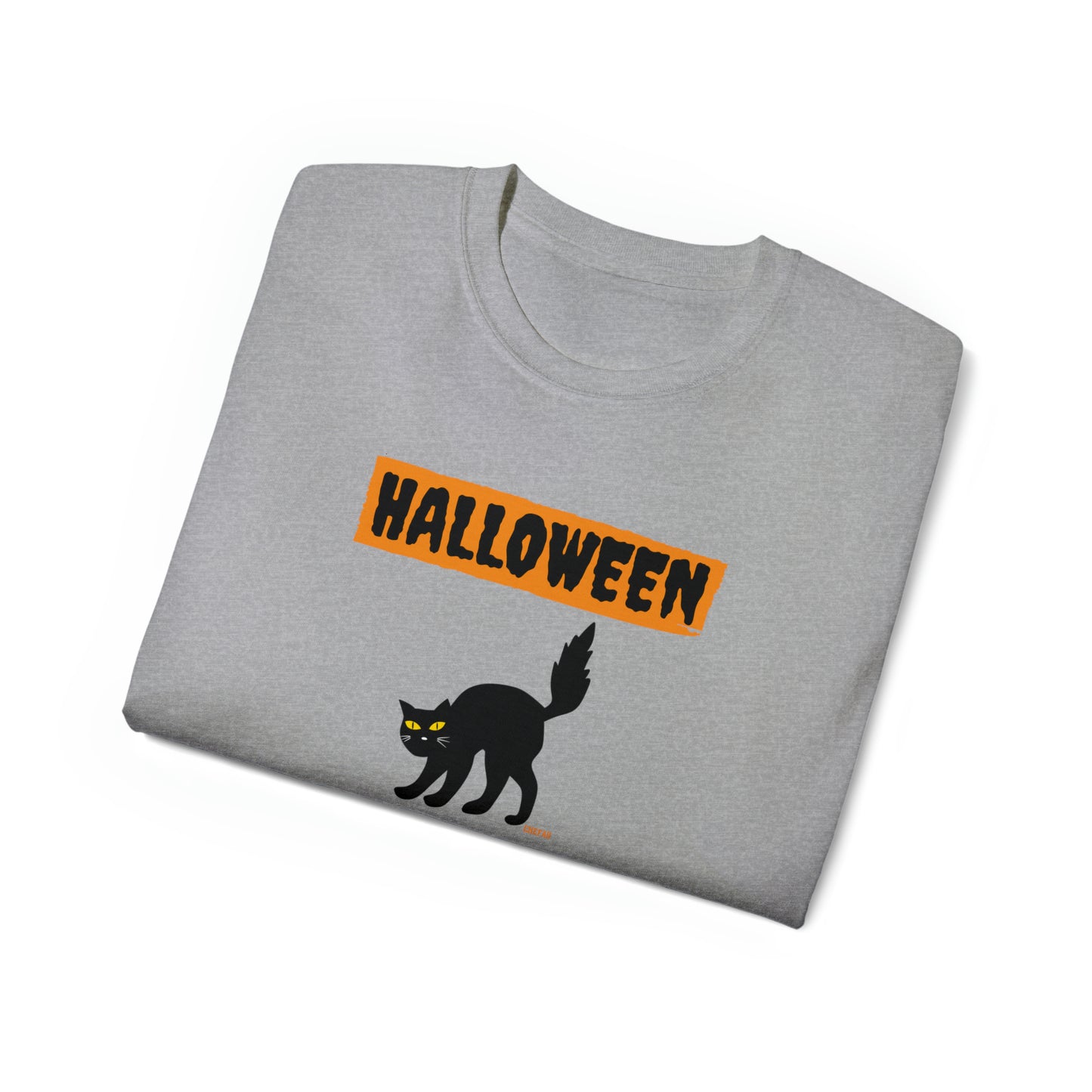 Halloween Cat, Unisex Ultra Cotton Tee
