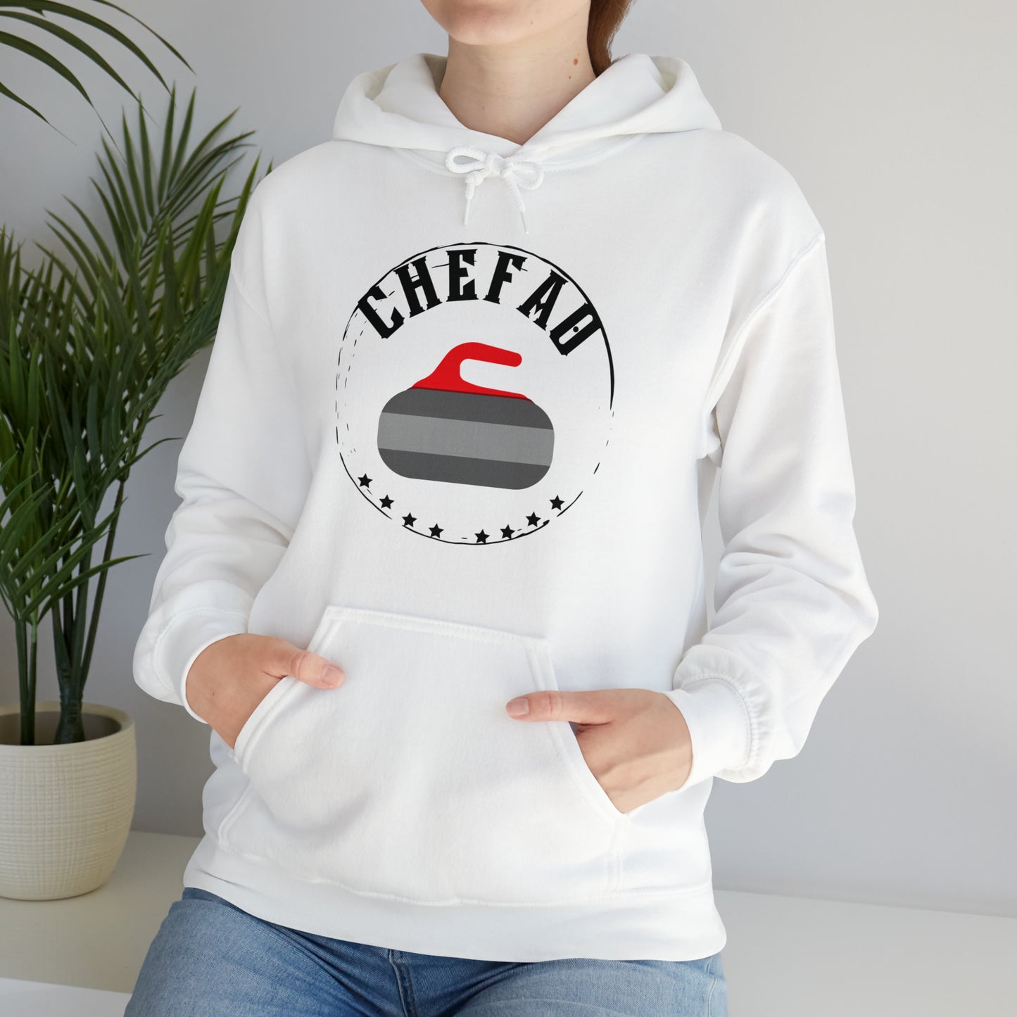 Chefao Curling I, Unisex Heavy Blend Hooded Sweatshirt