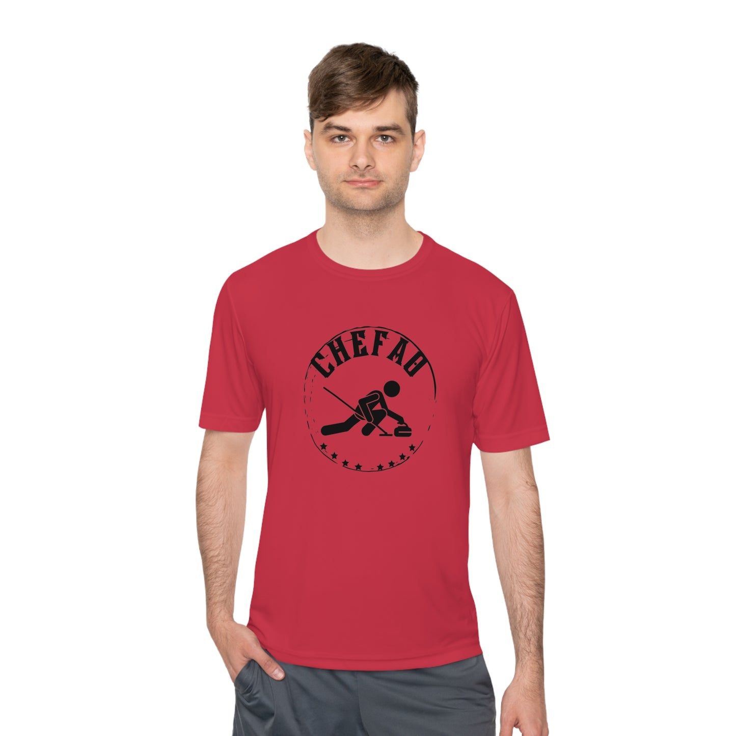 Chefao Curling II, Unisex Moisture Wicking Tee