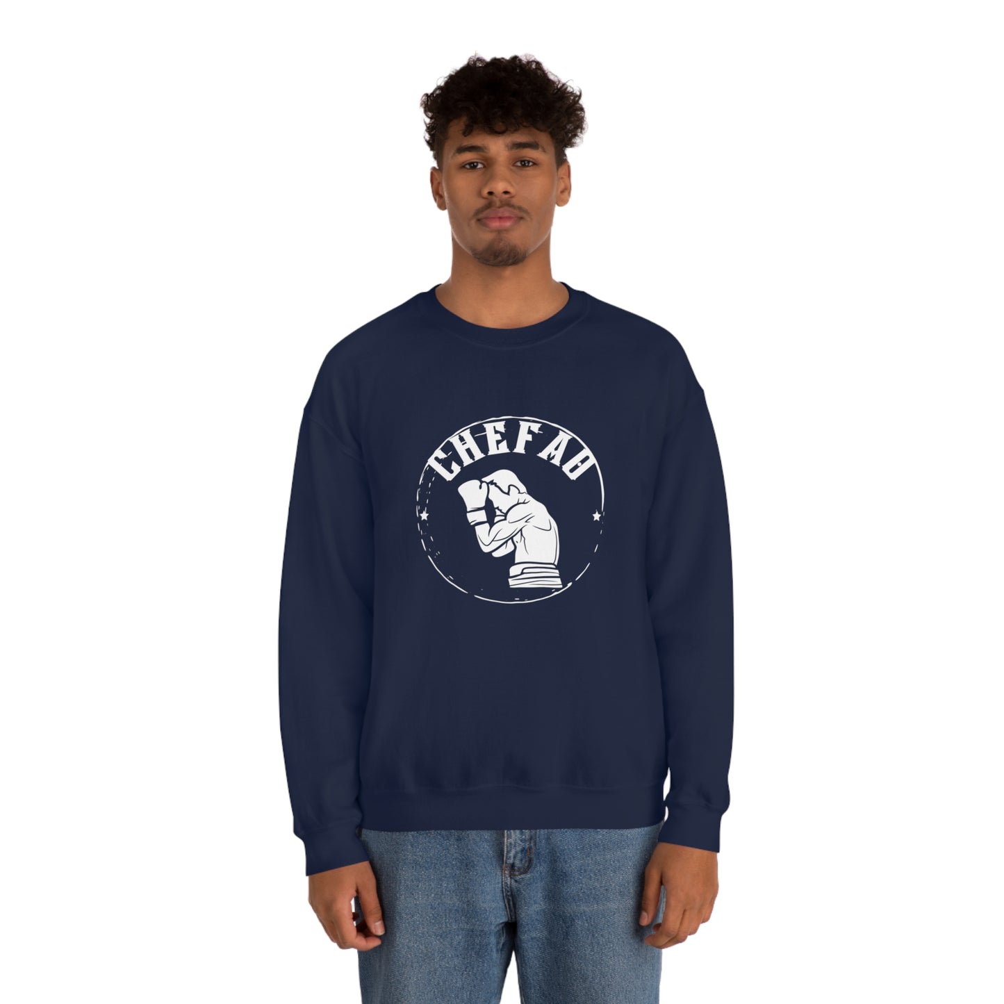 Chefao Boxer I, Unisex Heavy Blend Crewneck Sweatshirt