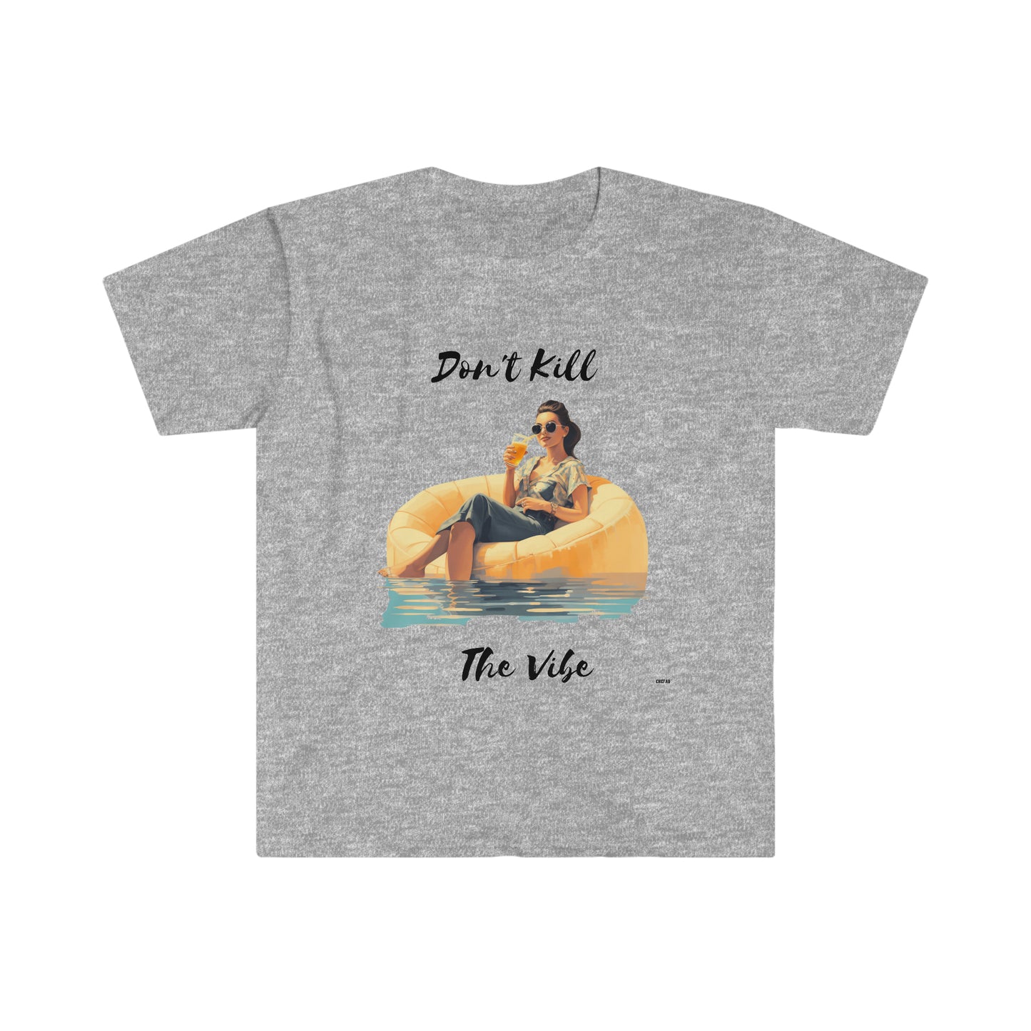 Don't Kill Vibe Lady, Unisex Softstyle T-Shirt