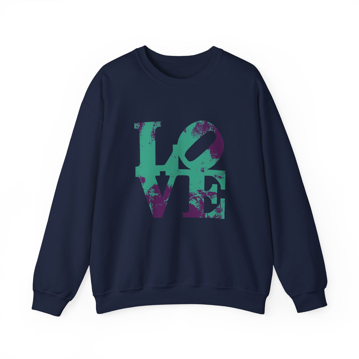 Chefao Love Blocks I, Unisex Heavy Blend™ Crewneck Sweatshirt