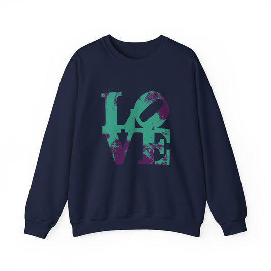 Chefao Love Blocks I, Unisex Heavy Blend™ Crewneck Sweatshirt