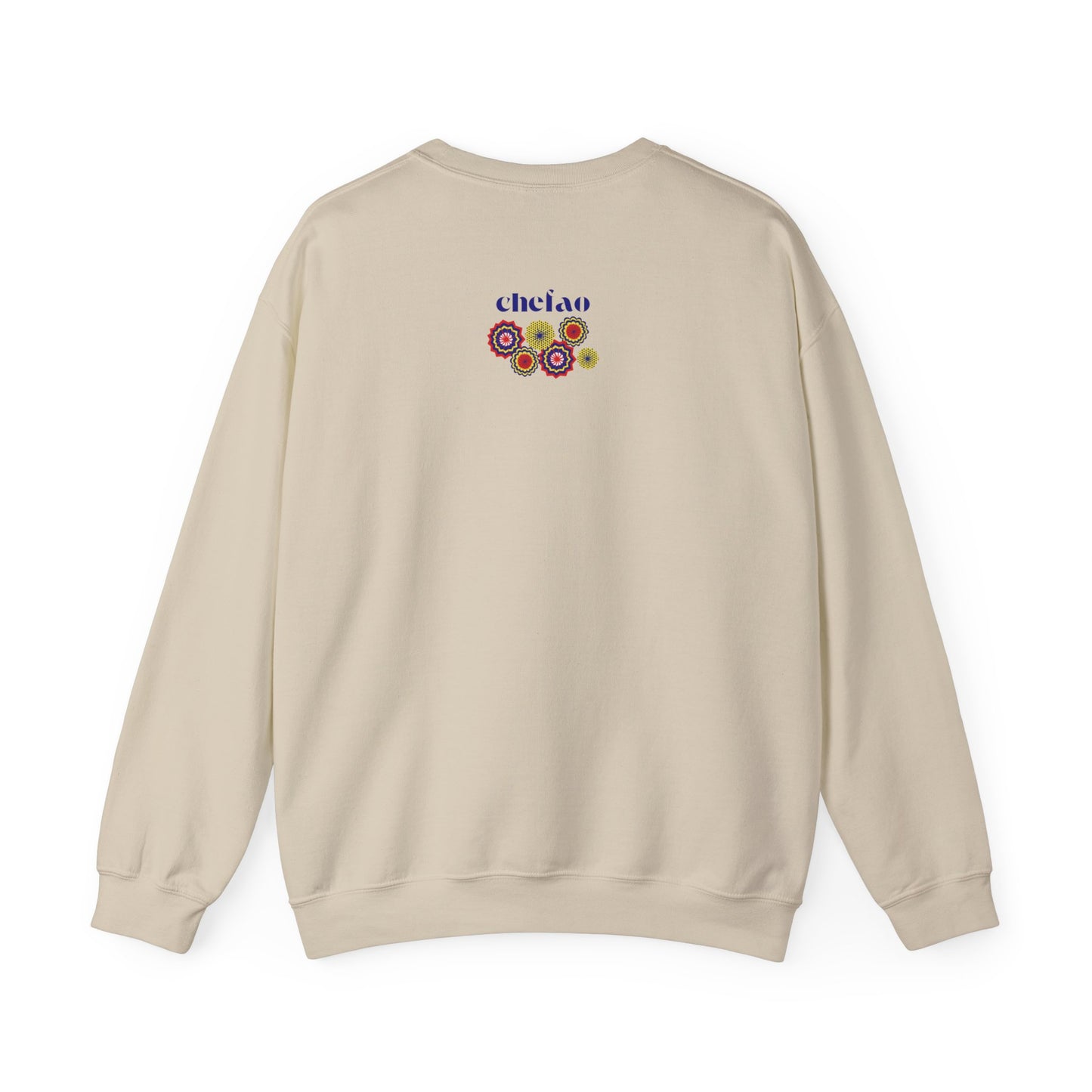 Chefao Paper Fans I, Unisex Heavy Blend Crewneck Sweatshirt