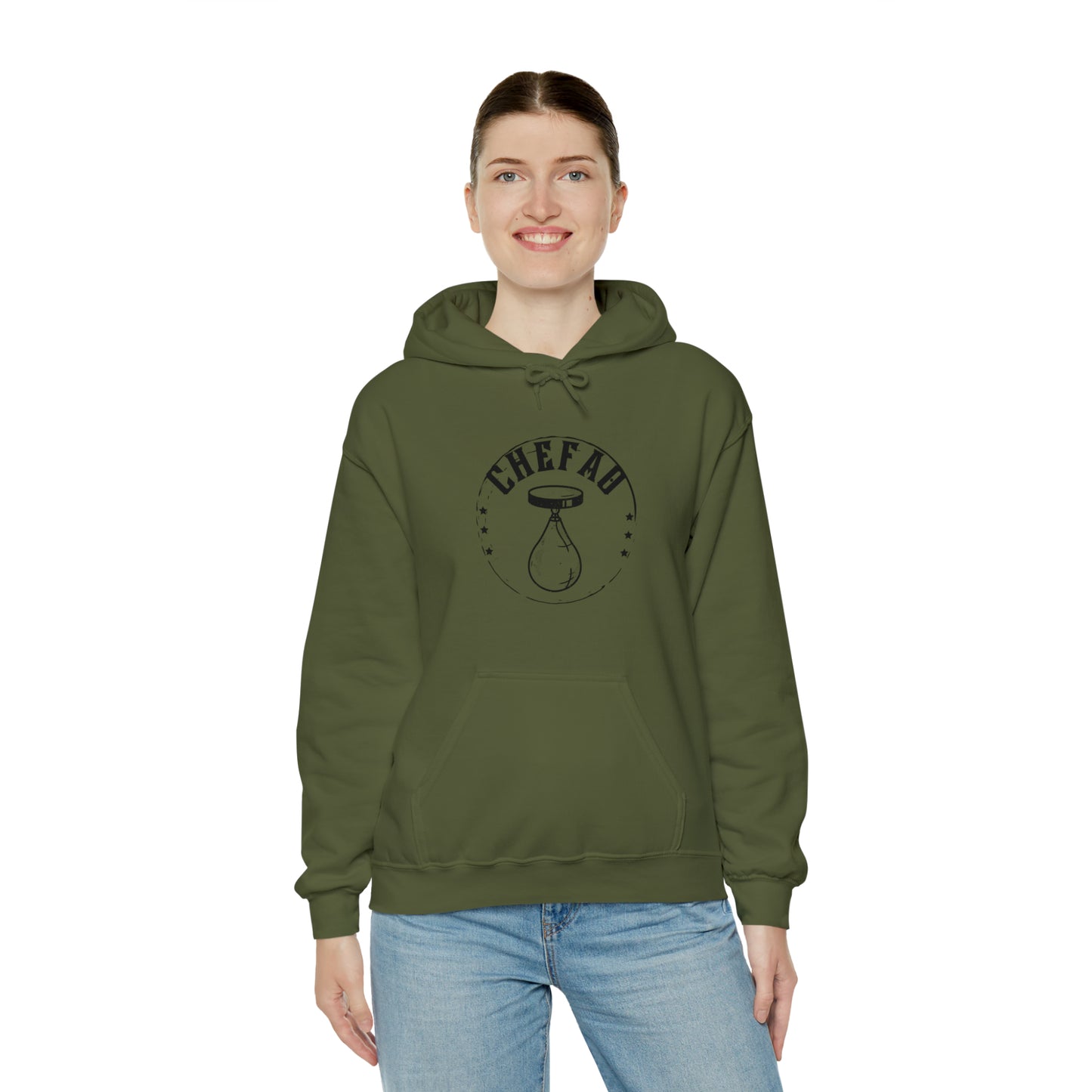 Chefao Boxing II, Unisex Heavy Blend Hooded Sweatshirt