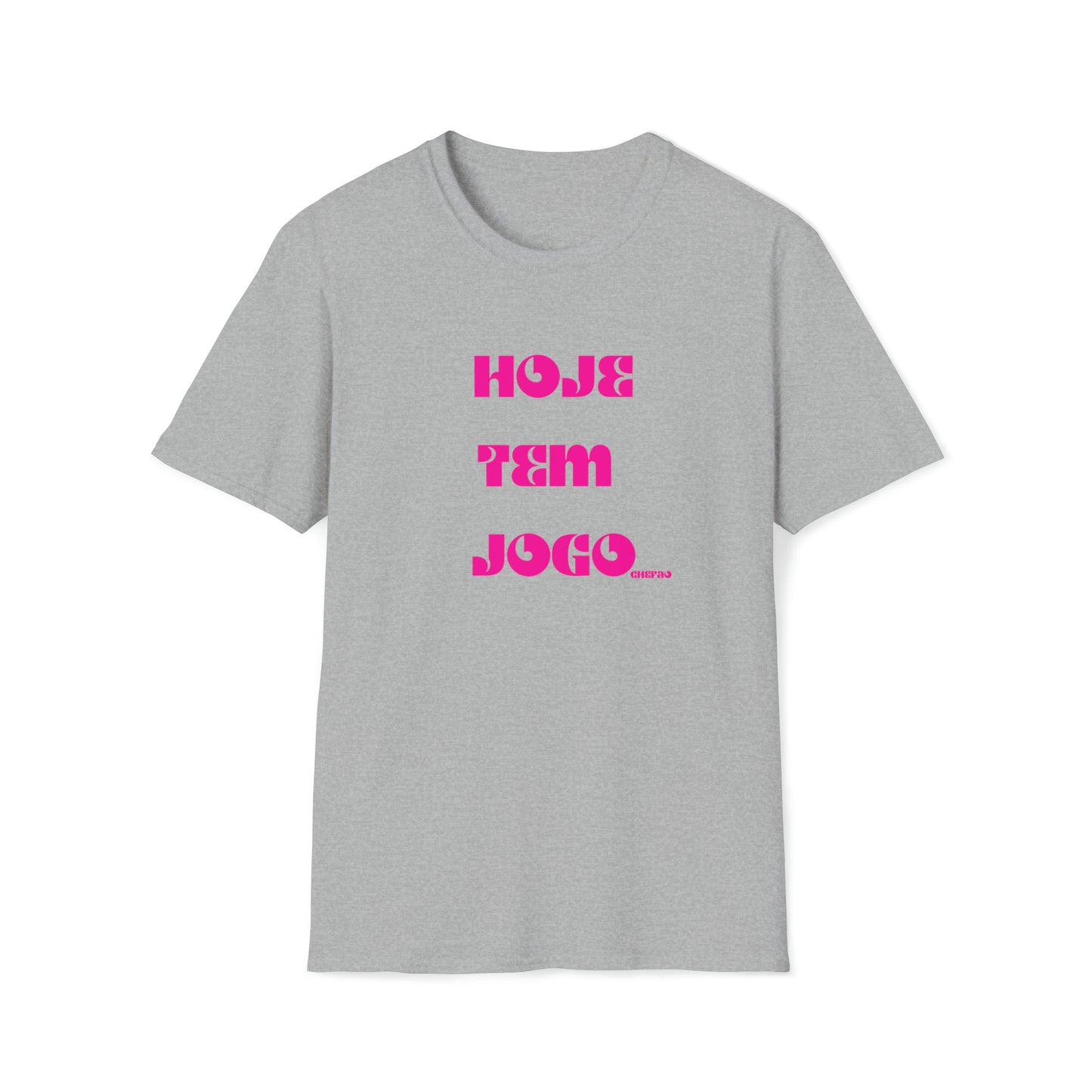 Hoje Tem Jogo I, Unisex Softstyle T-Shirt