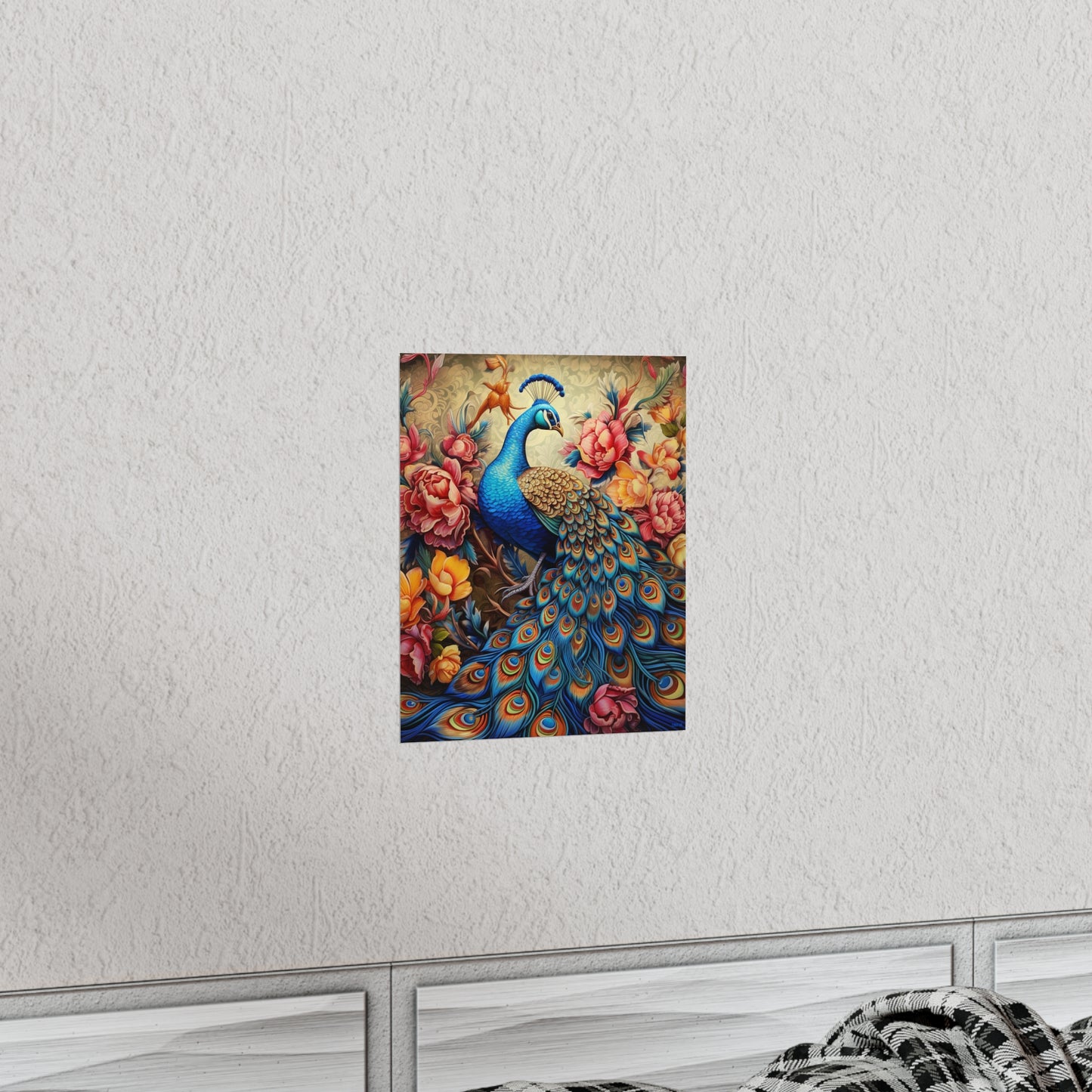 Peacock, Premium Matte Vertical Posters