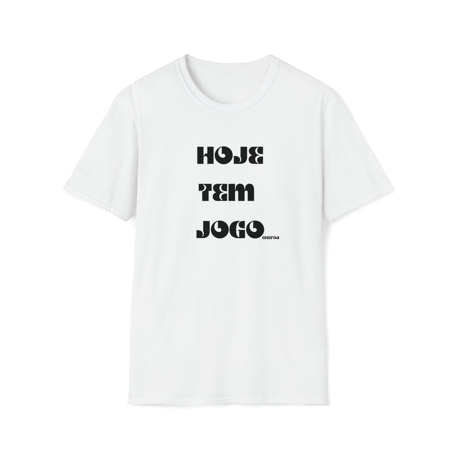 Hoje Tem Jogo I, Unisex Softstyle T-Shirt