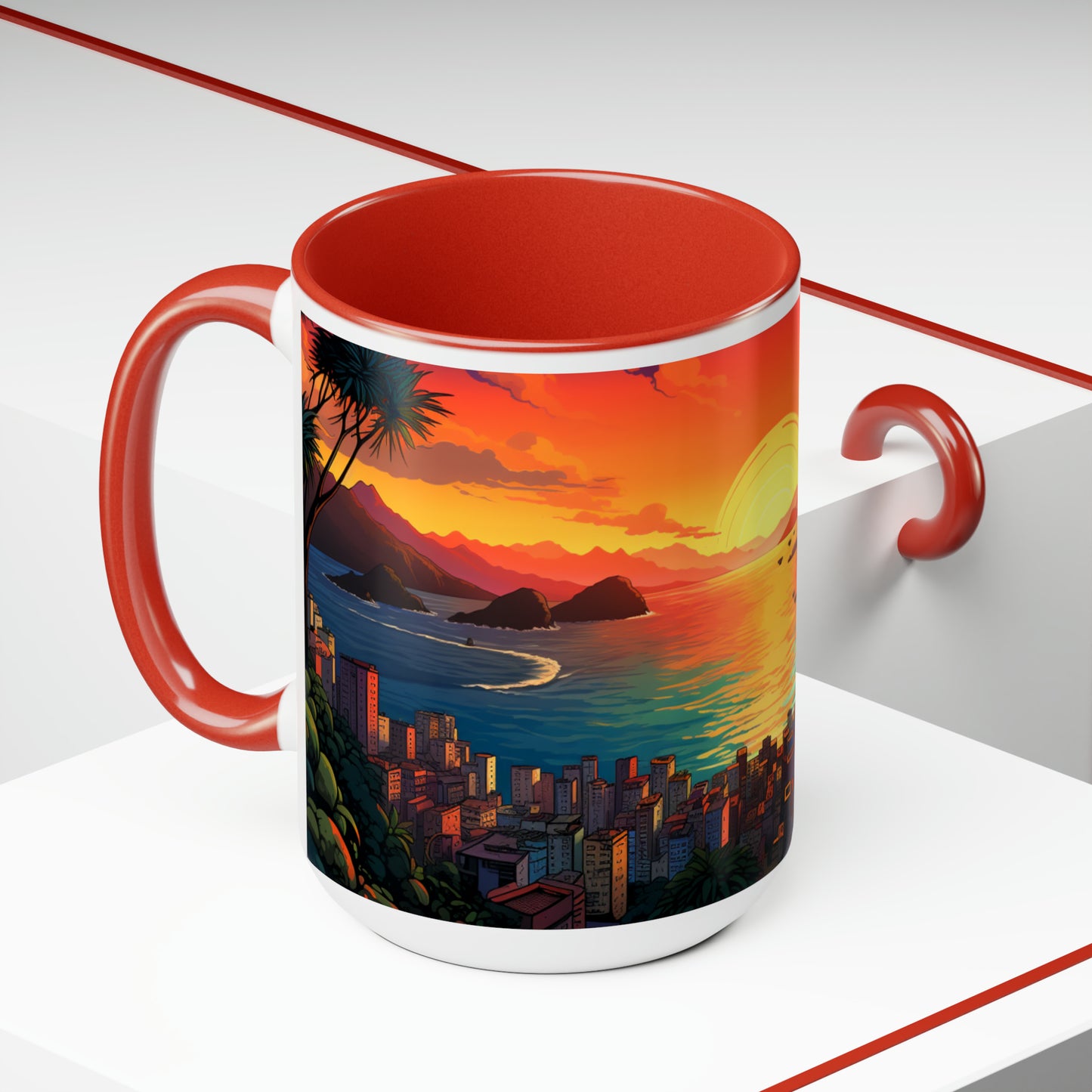 Sun Rise Rio, Coffee Mug, 15oz