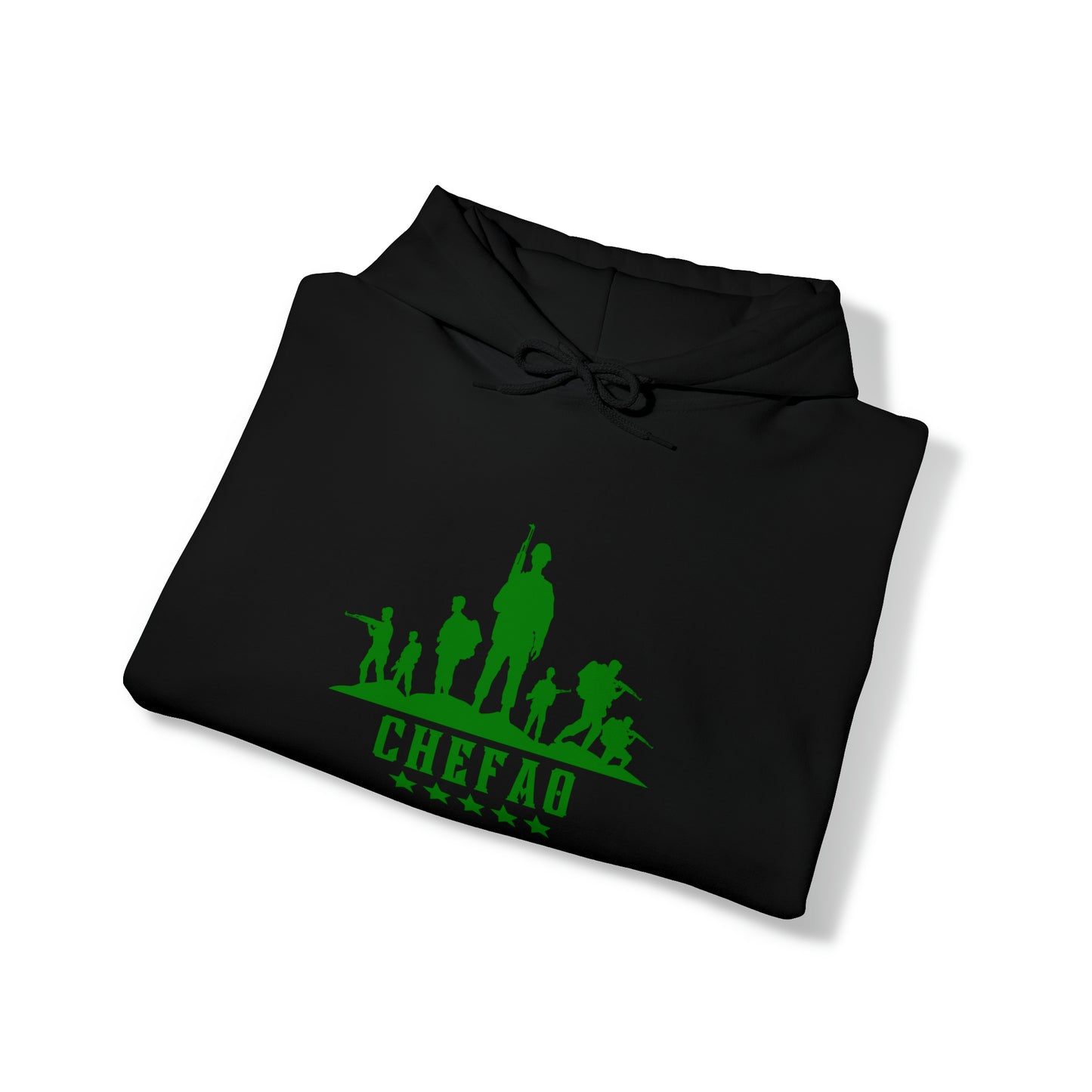 Chefao Military III, Unisex Heavy Blend Hooded Sweatshirt