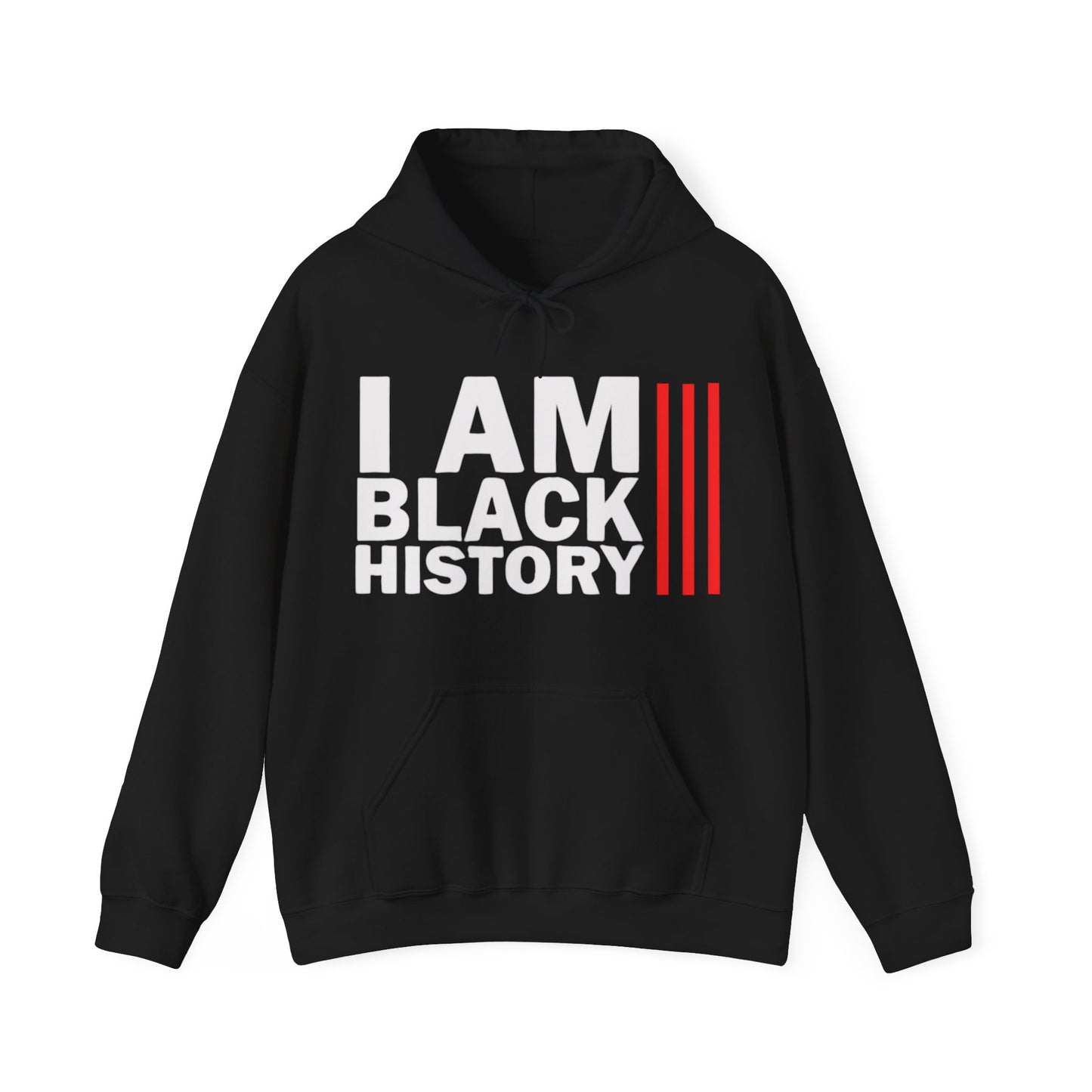 Chefao I Am Black History I, Unisex Heavy Blend Hooded Sweatshirt