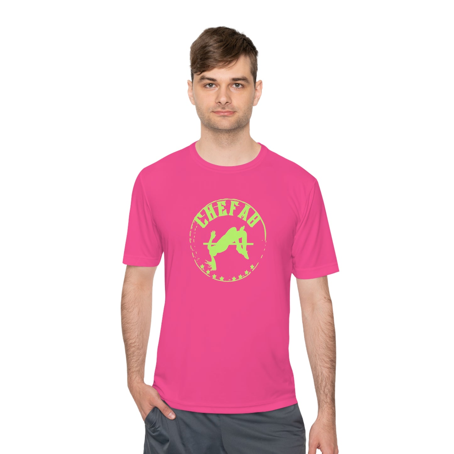 Chefao High Jump I, Unisex Moisture Wicking Tee