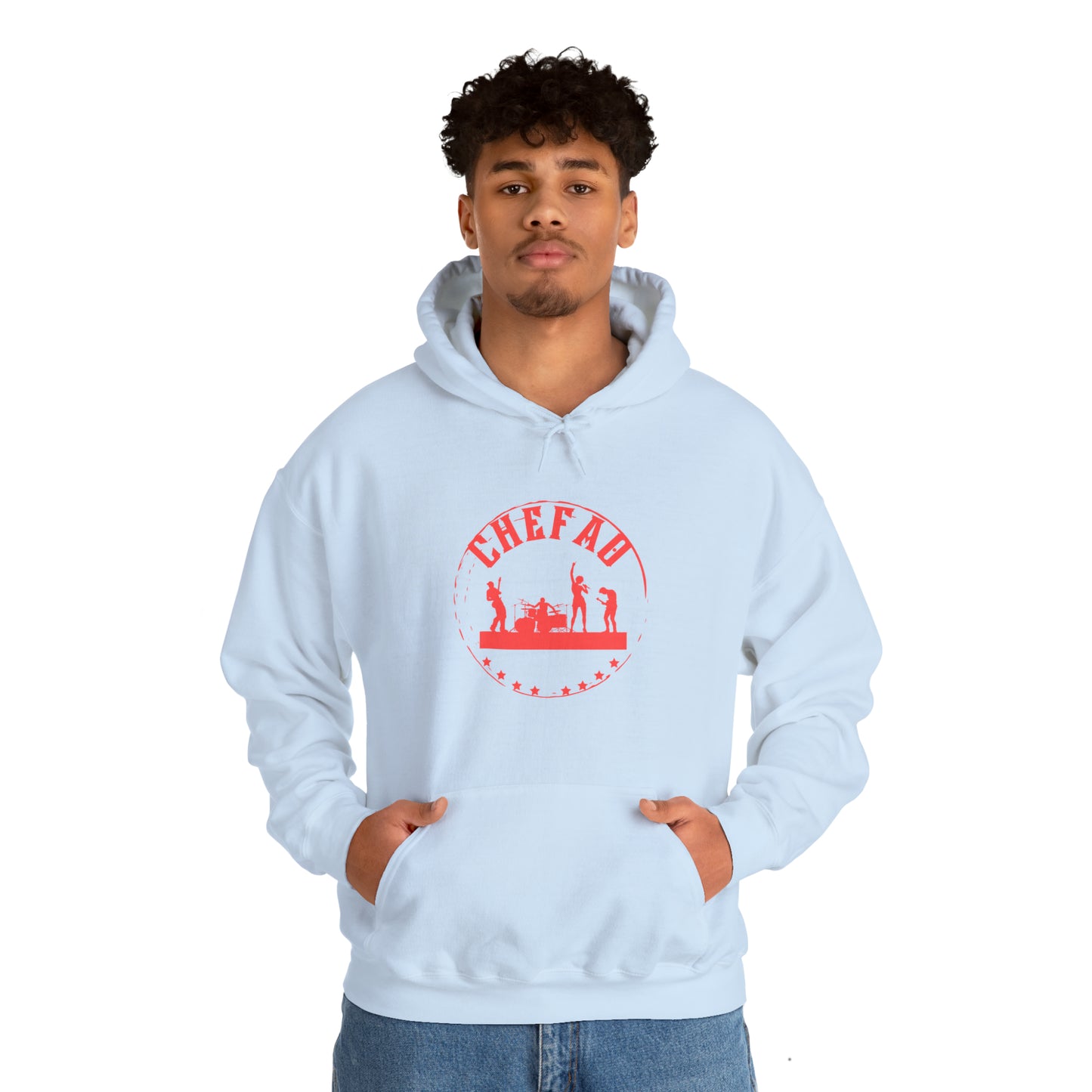 Chefao Band I, Unisex Heavy Blend Hooded Sweatshirt