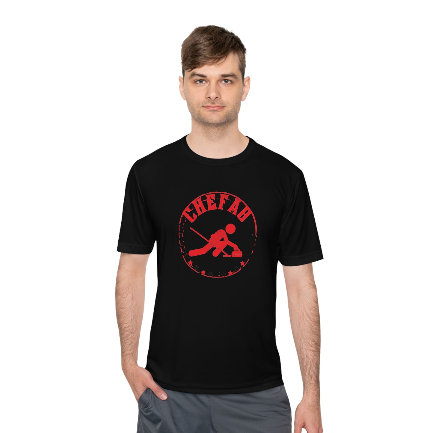 Chefao Curling II, Unisex Moisture Wicking Tee