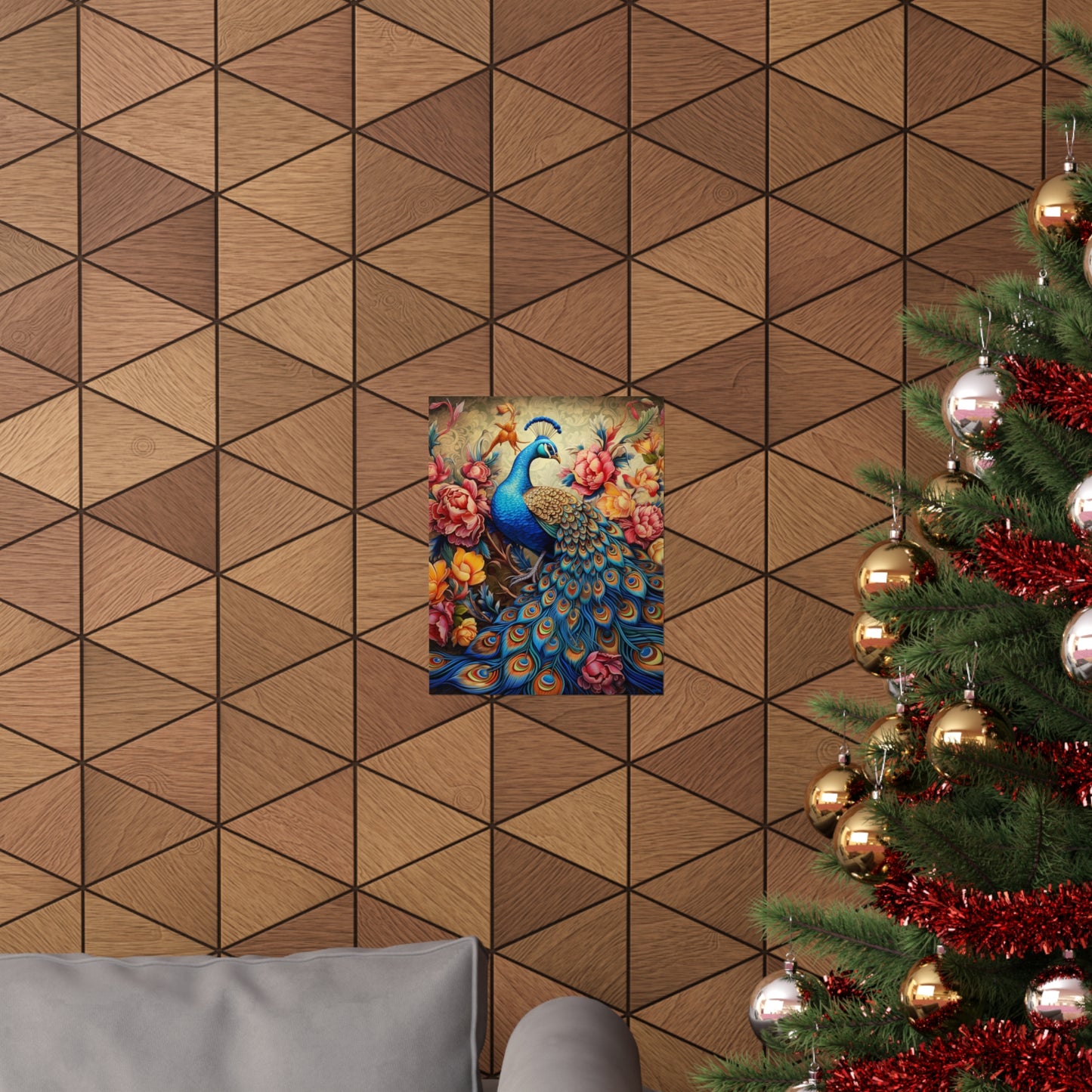 Peacock, Premium Matte Vertical Posters