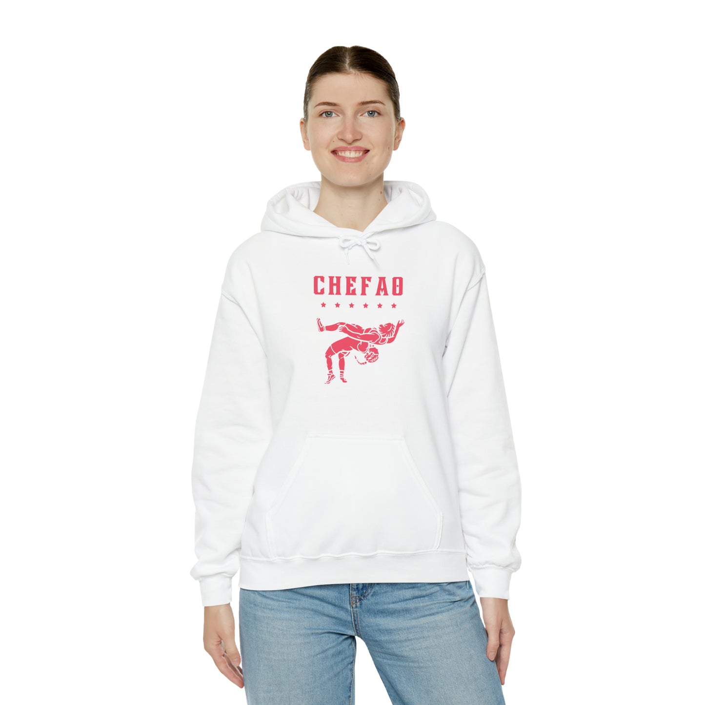 Chefao Wrestling VIII, Unisex Heavy Blend Hooded Sweatshirt
