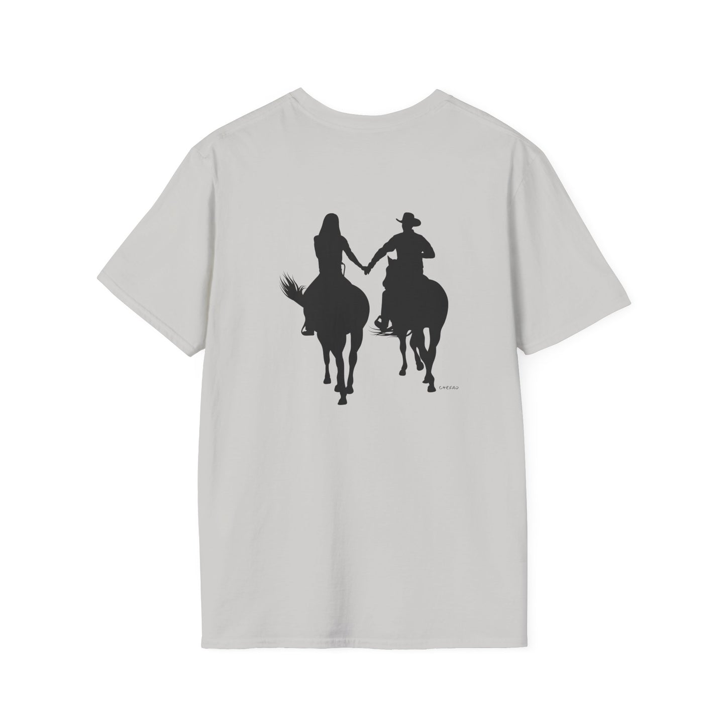 Chefao Cowboy and Cowgirl I, Unisex Softstyle T-Shirt