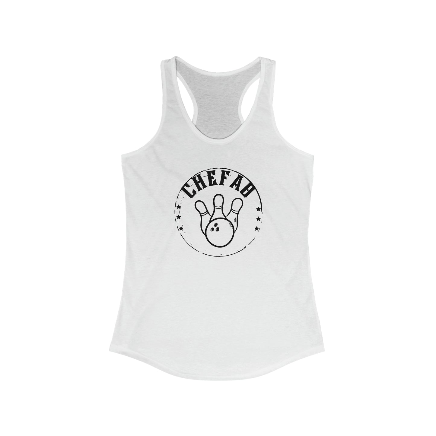 Chefao Bowling I, Women's Racerback Tank