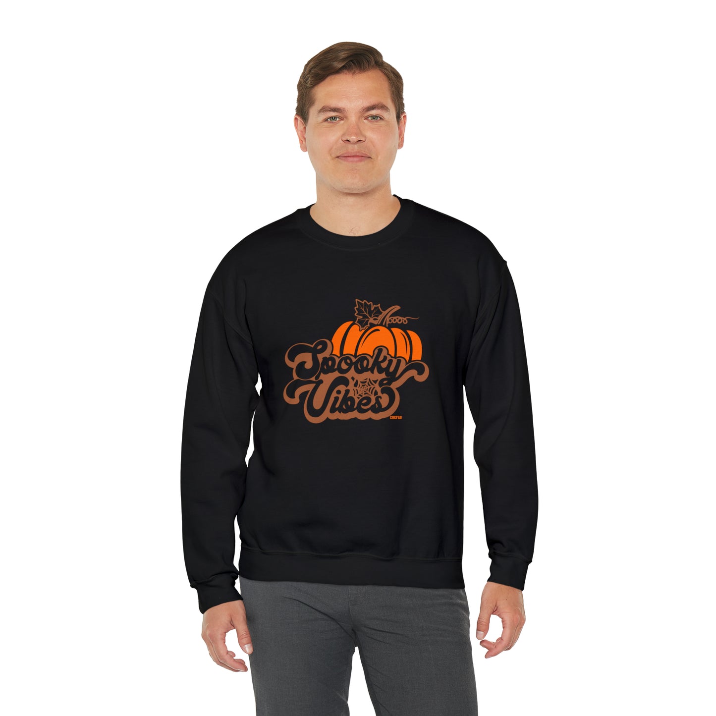 Spooky Vibes, Unisex Heavy Blend Crewneck Sweatshirt