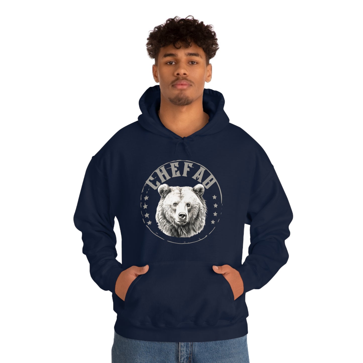 Chefao Bear I, Unisex Heavy Blend Hooded Sweatshirt