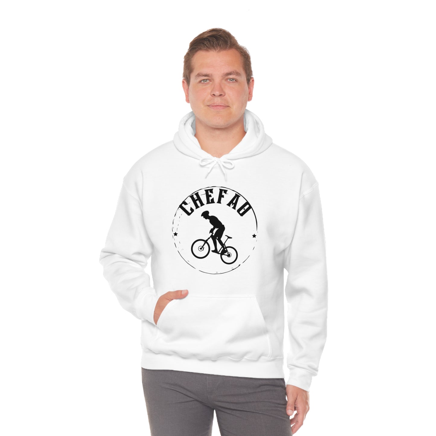 Chefao BMX I, Unisex Heavy Blend Hooded Sweatshirt
