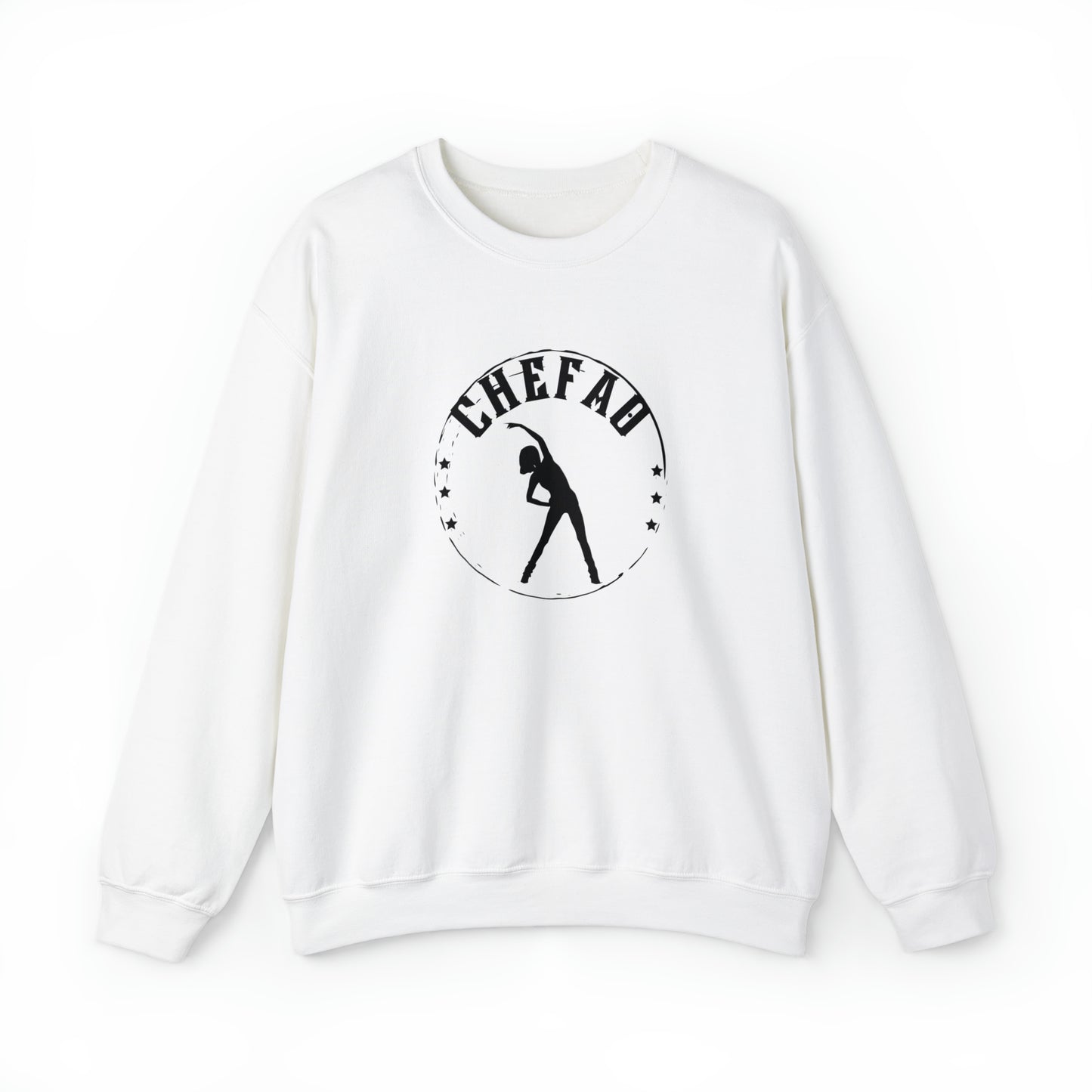 Chefao Aerobics I, Unisex Heavy Blend Crewneck Sweatshirt