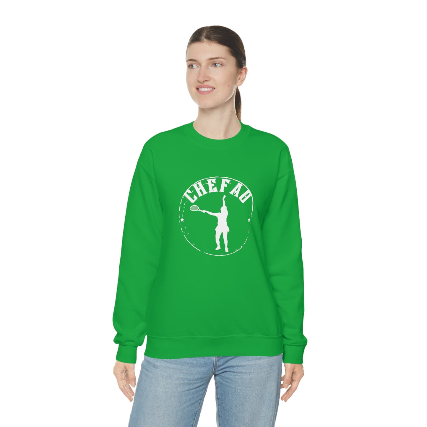 Chefao Tennis I, Unisex Heavy Blend Crewneck Sweatshirt