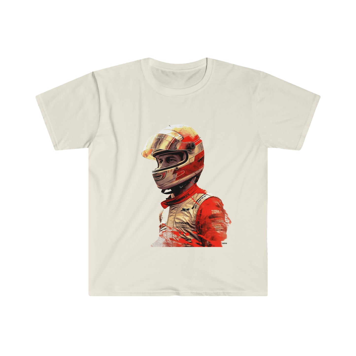 Racecar Driver, Unisex Softstyle T-Shirt