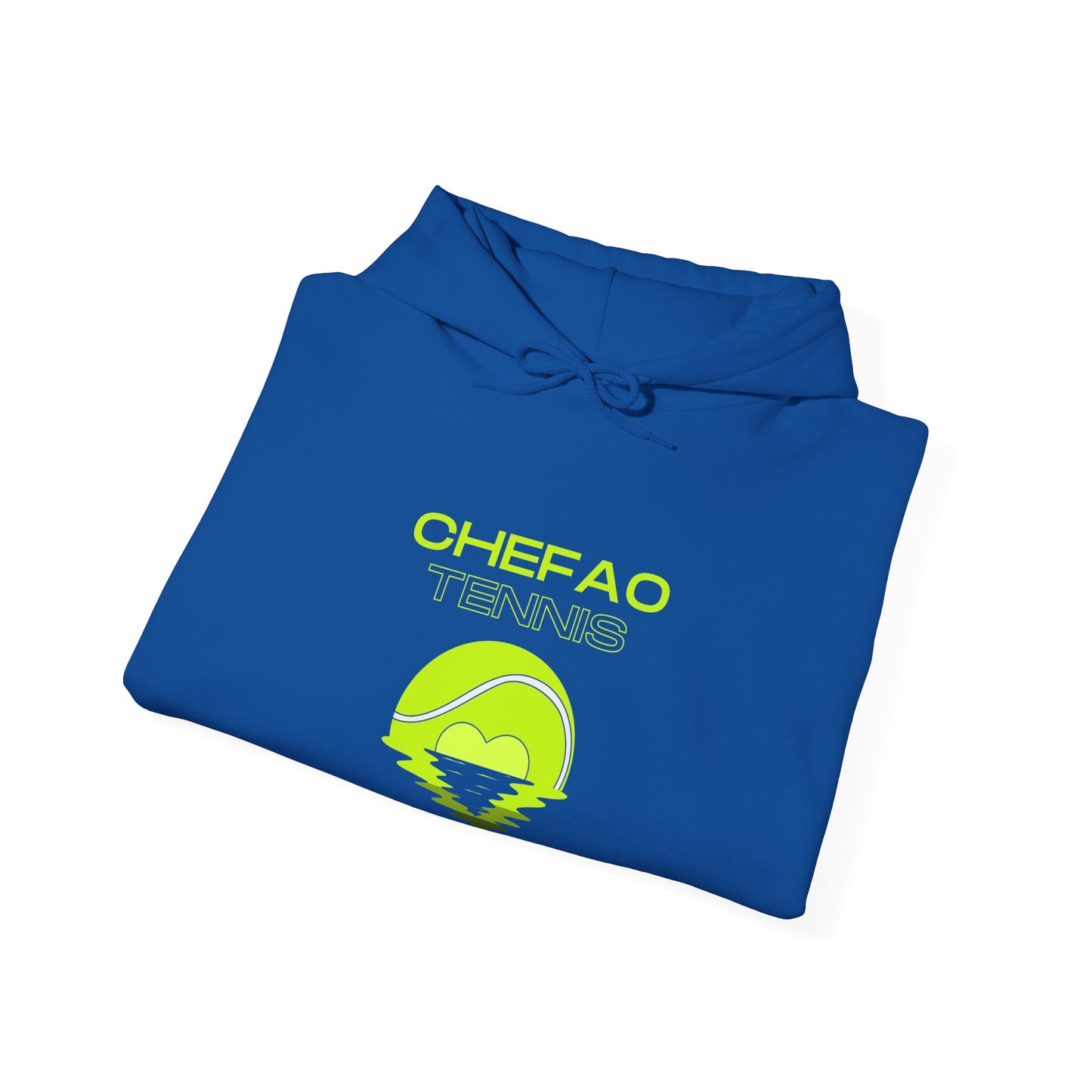 Chefao Tennis X, Unisex Heavy Blend Hooded Sweatshirt