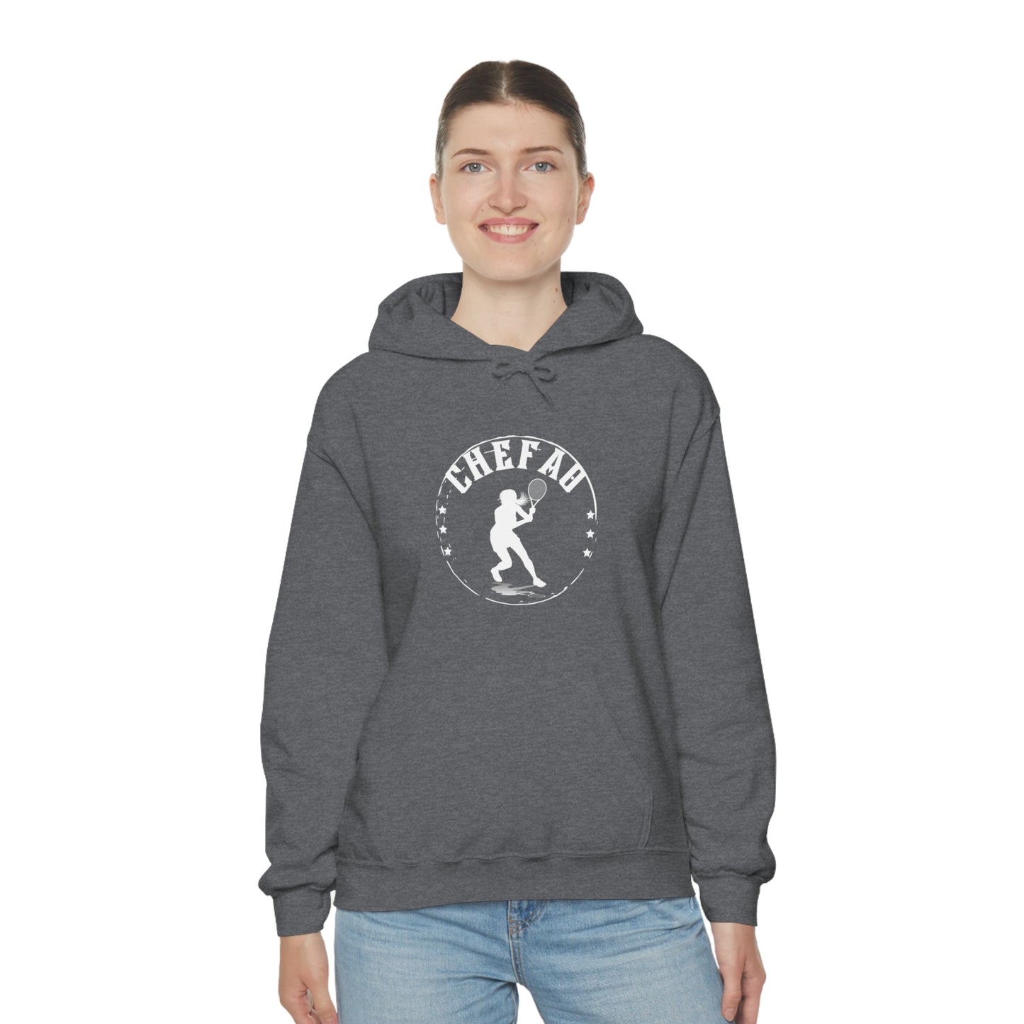 Chefao Tennis III, Unisex Heavy Blend Hooded Sweatshirt