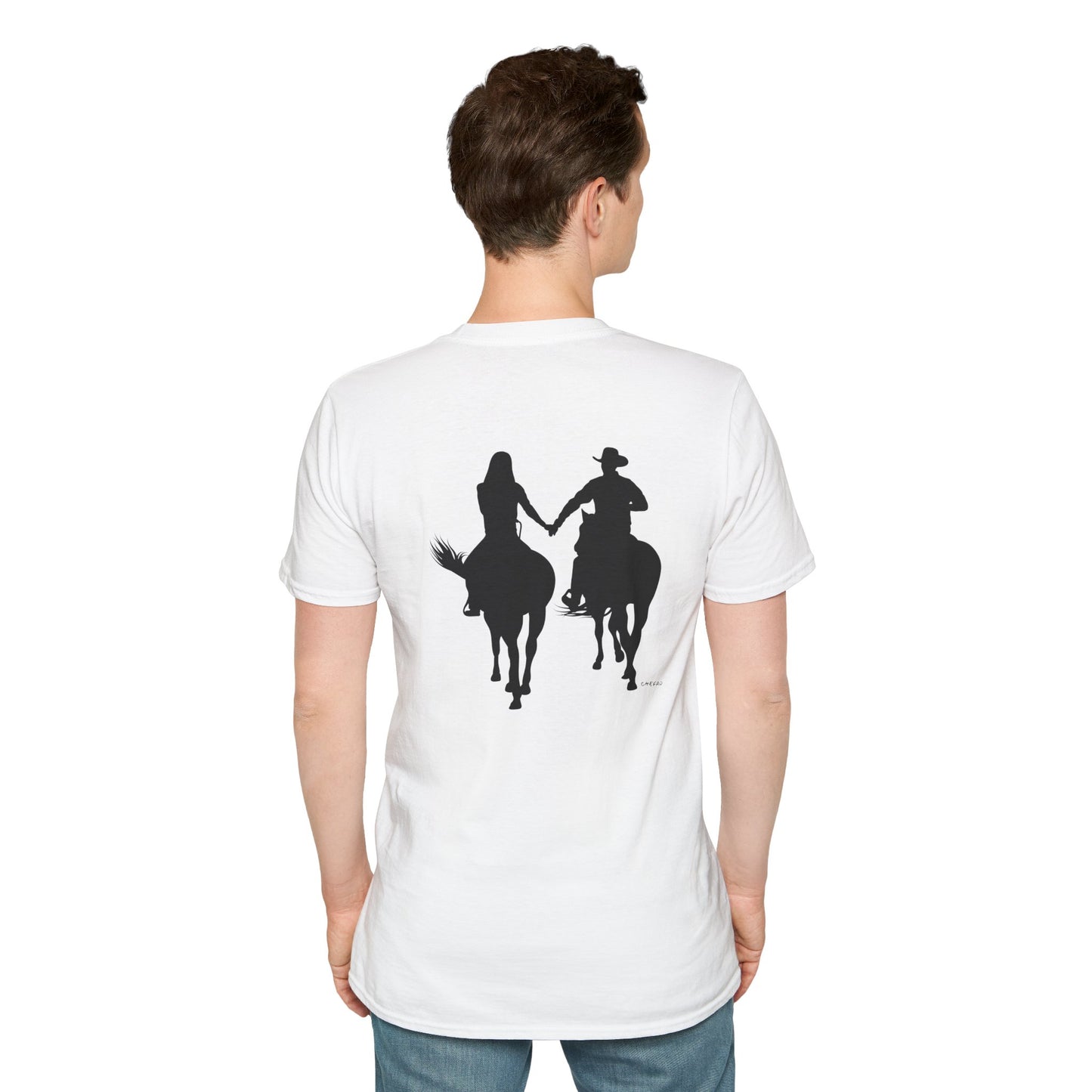 Chefao Cowboy and Cowgirl I, Unisex Softstyle T-Shirt