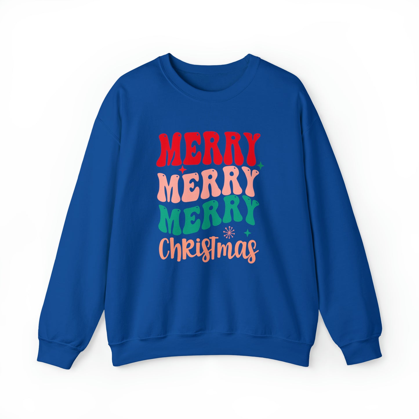 Merry Christmas II, Unisex Heavy Blend Crewneck Sweatshirt