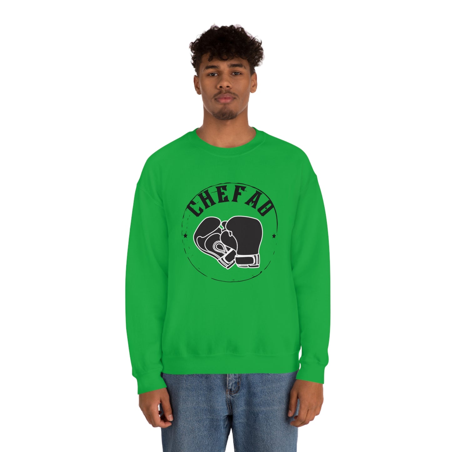 Chefao Boxing I, Unisex Heavy Blend Crewneck Sweatshirt