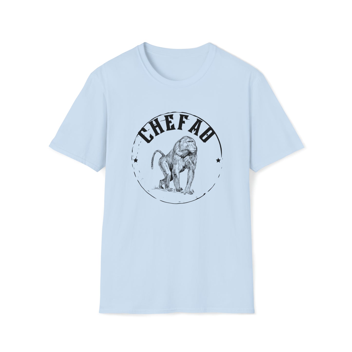 Chefao Baboon I, Unisex Softstyle T-Shirt