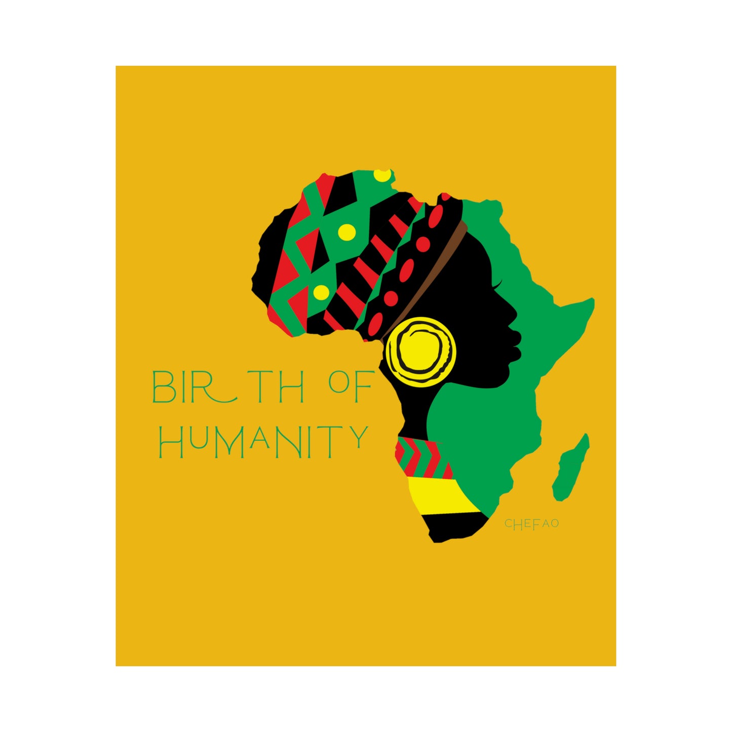 Birth of Humanity™ II, Matte Vertical Posters