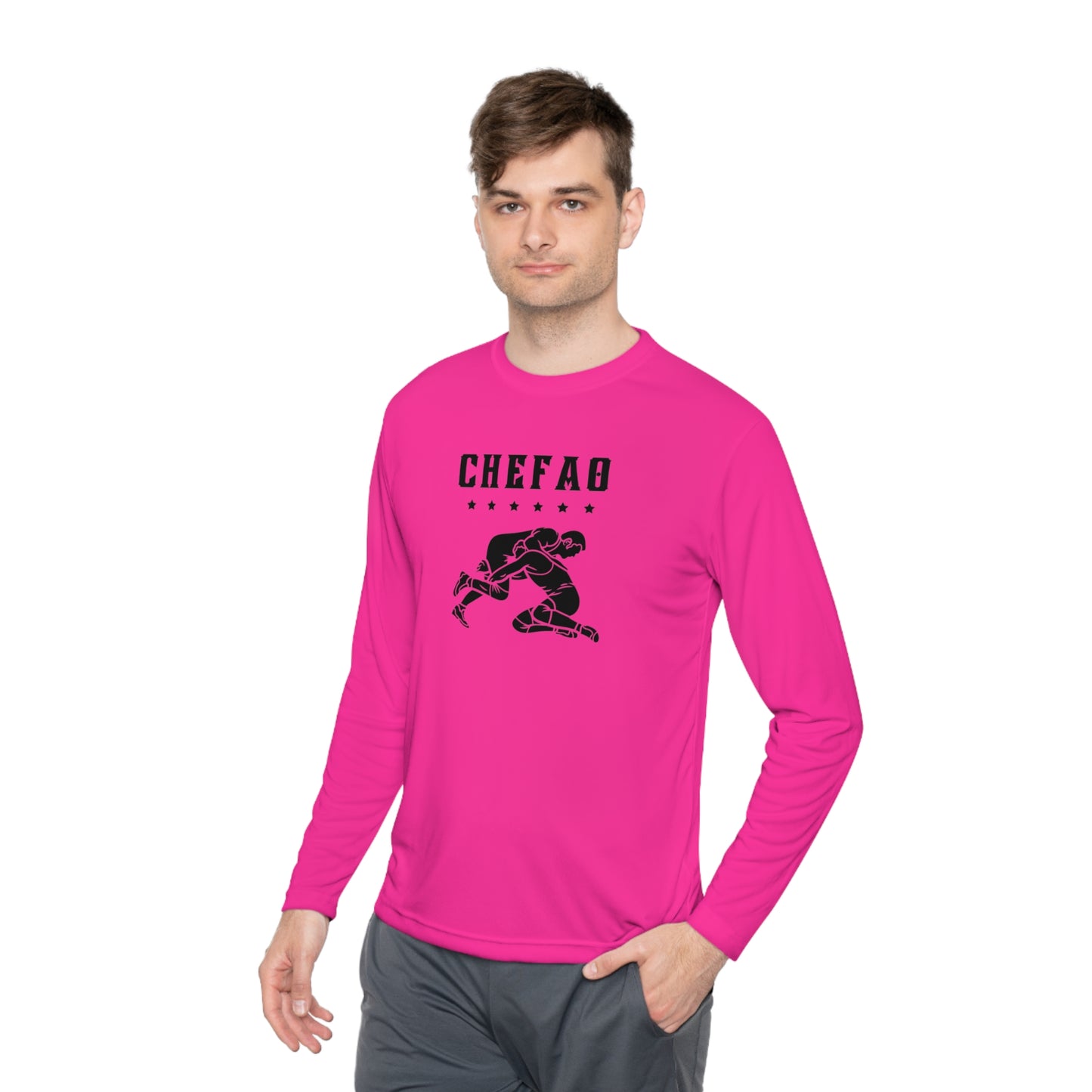 Chefao Wrestling V, Unisex Lightweight Long Sleeve Tee