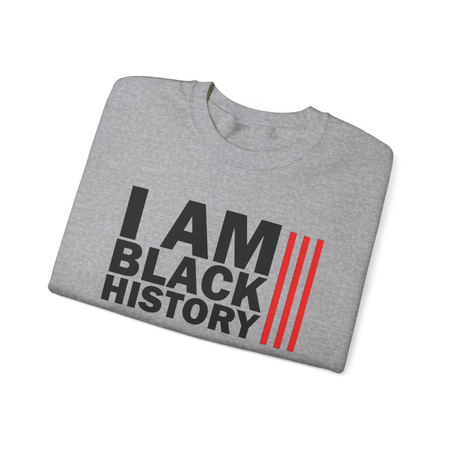 Chefao I Am Black History I, Unisex Heavy Blend™ Crewneck Sweatshirt