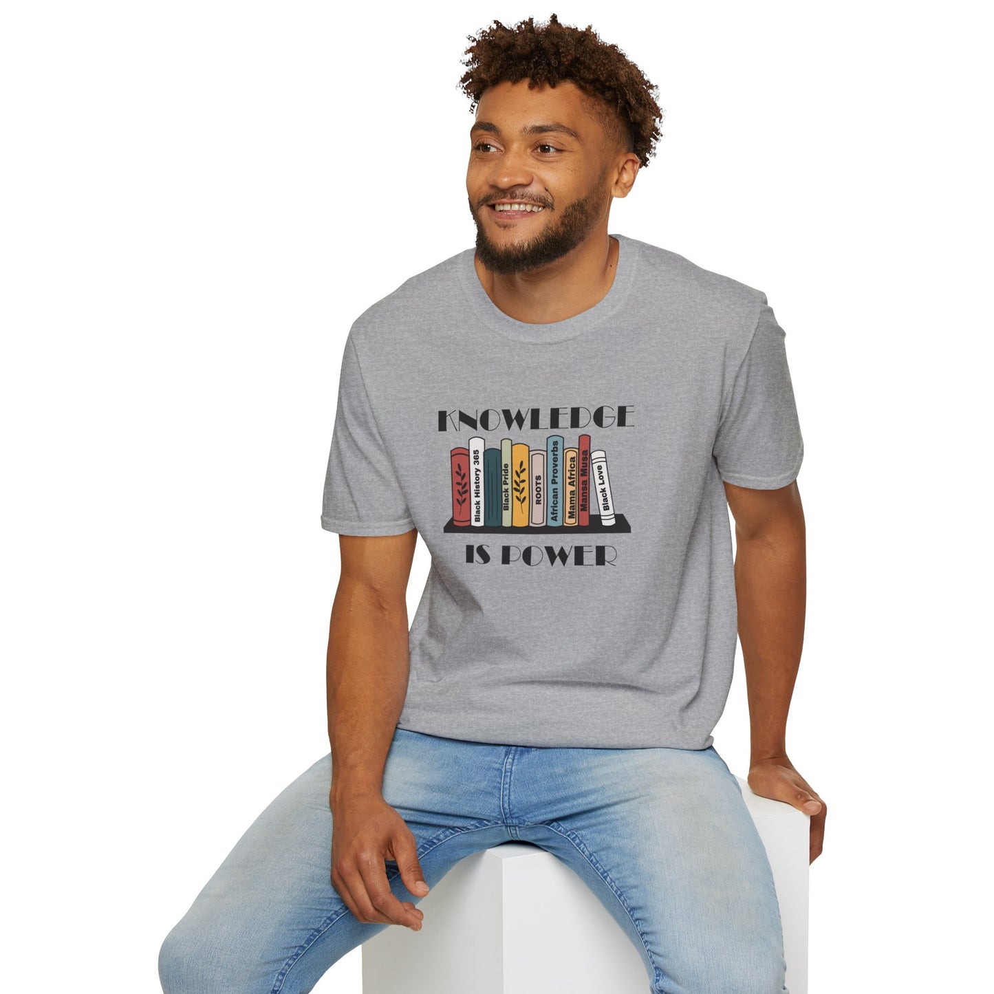 Chefao Knowledge is Power I, Unisex Softstyle T-Shirt