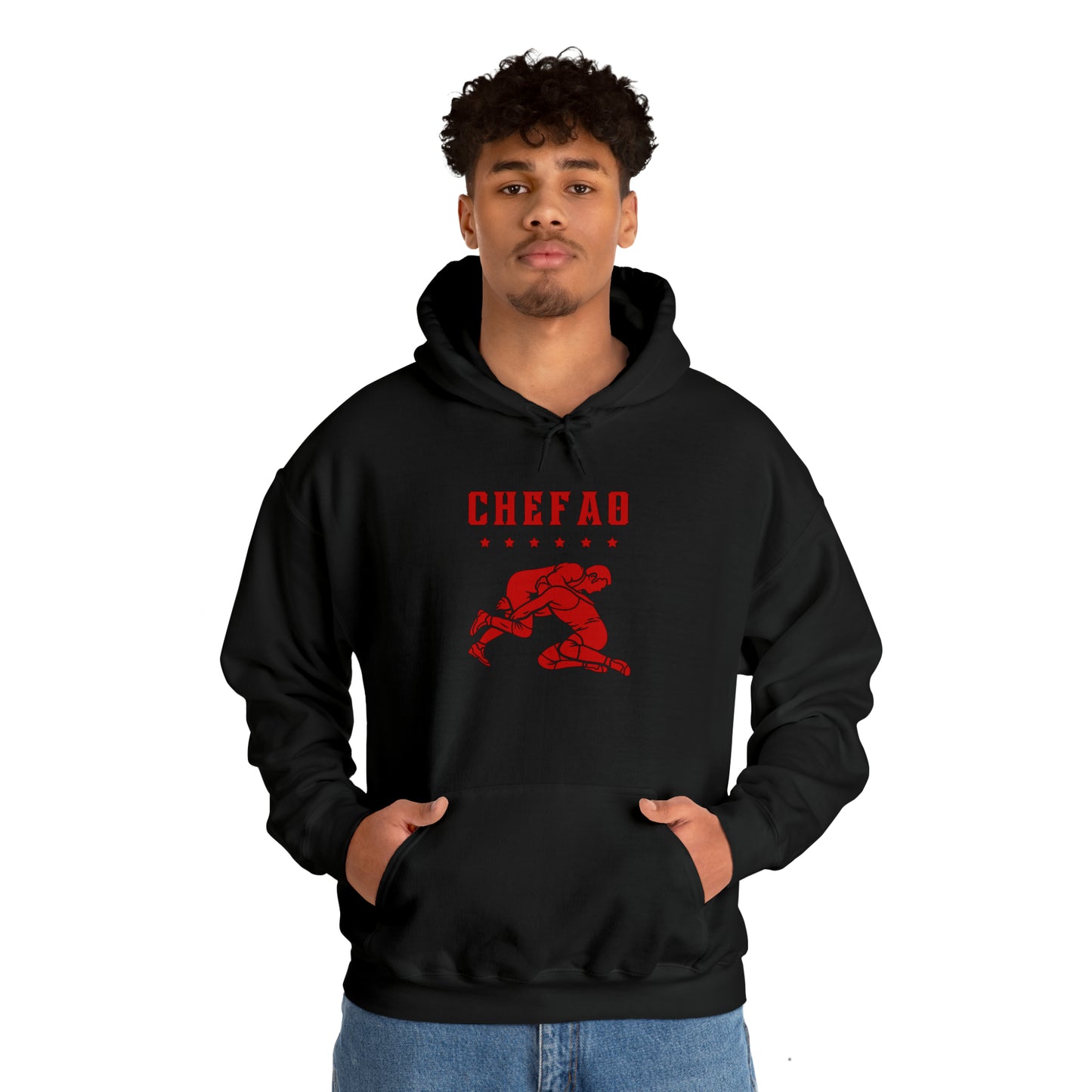 Chefao Wrestling V, Unisex Heavy Blend Hooded Sweatshirt