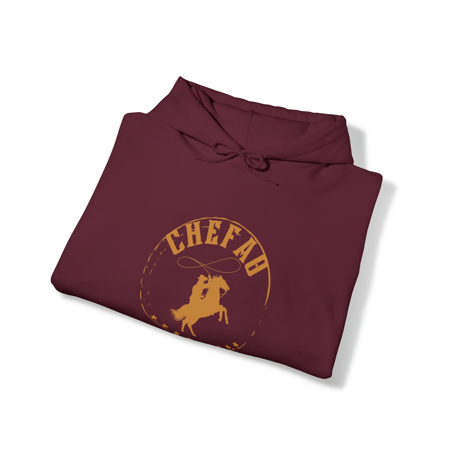 Chefao Cowboy V, Unisex Heavy Blend Hooded Sweatshirt