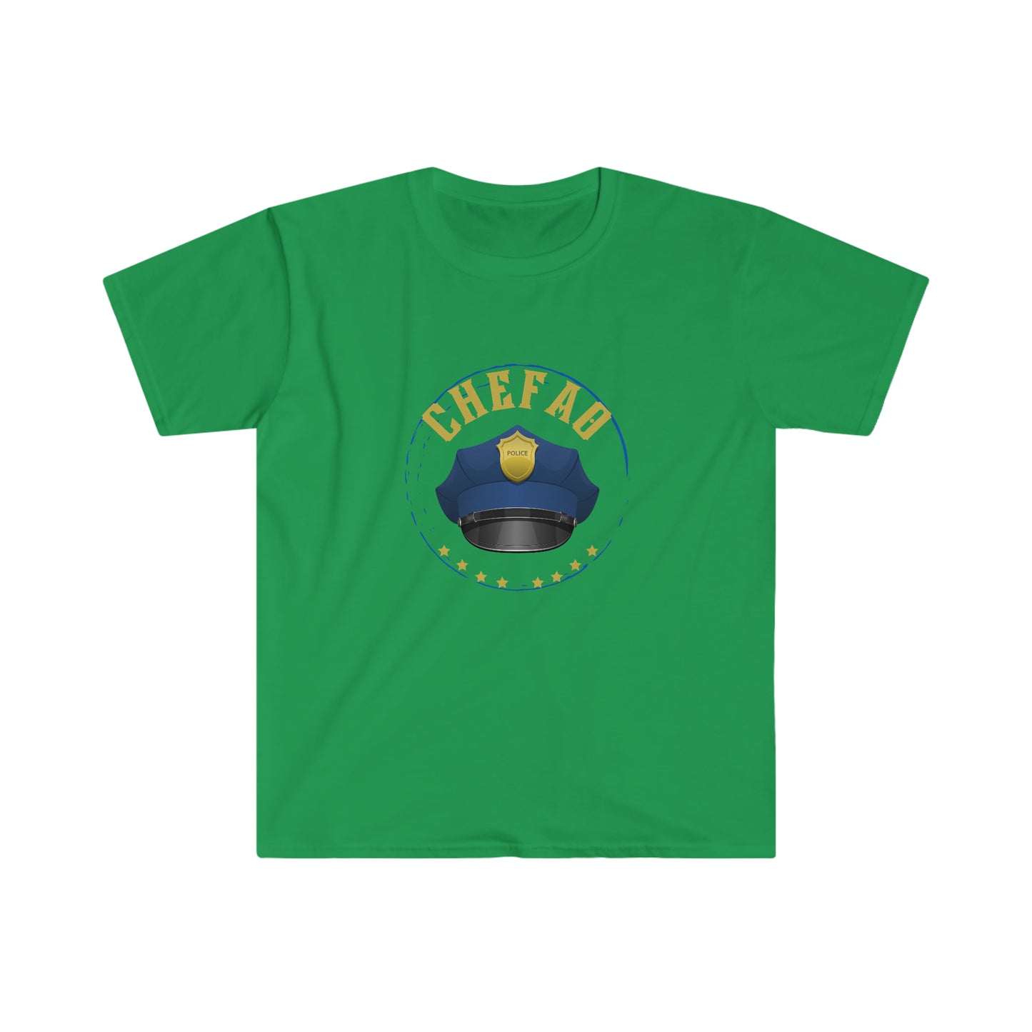 Chefao Police III, Unisex Softstyle T-Shirt