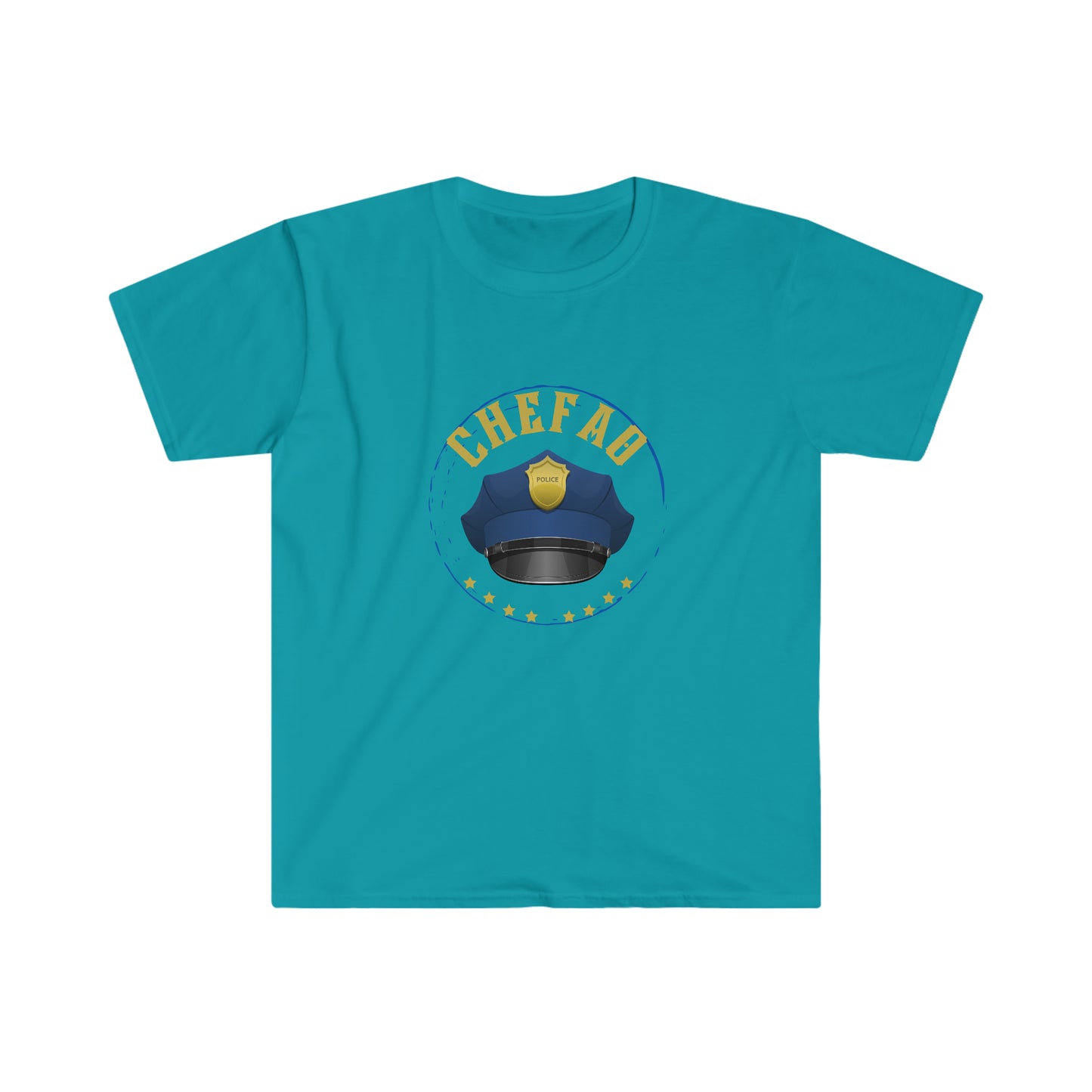Chefao Police III, Unisex Softstyle T-Shirt