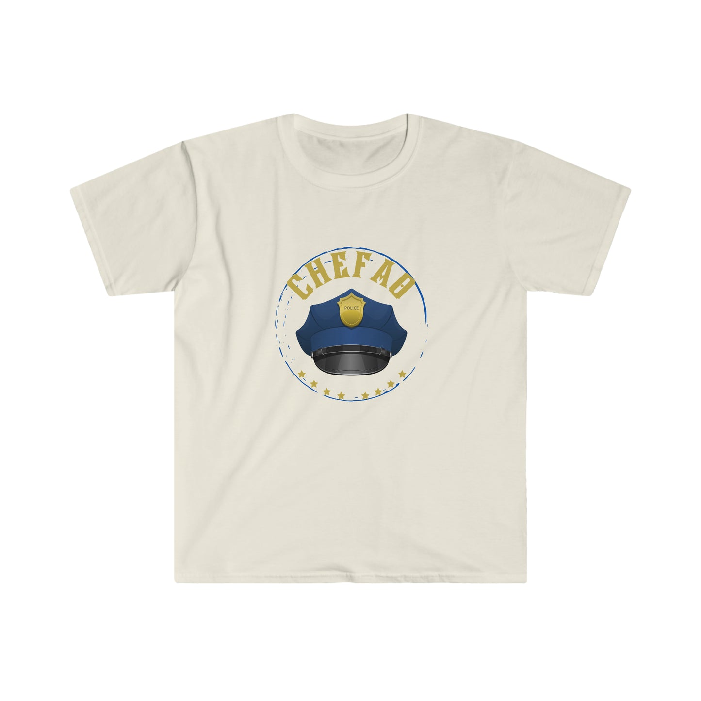 Chefao Police III, Unisex Softstyle T-Shirt