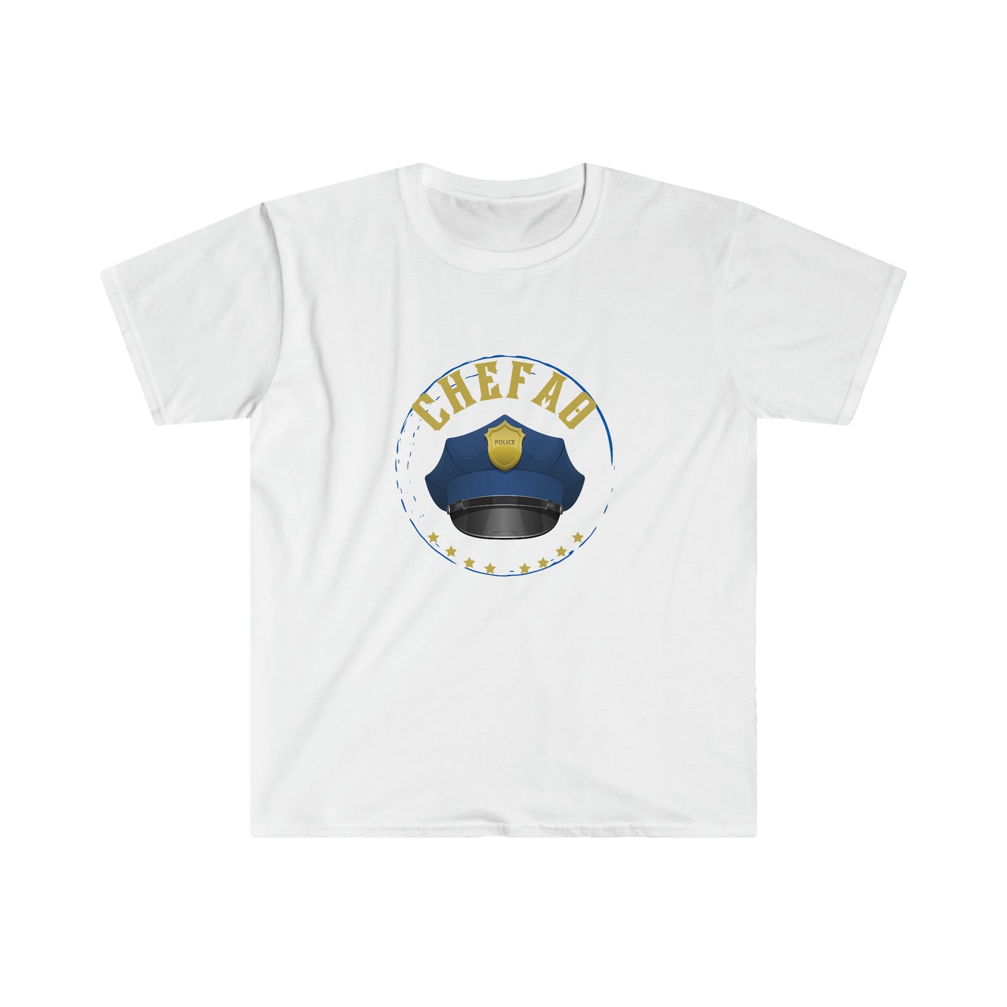 Chefao Police III, Unisex Softstyle T-Shirt